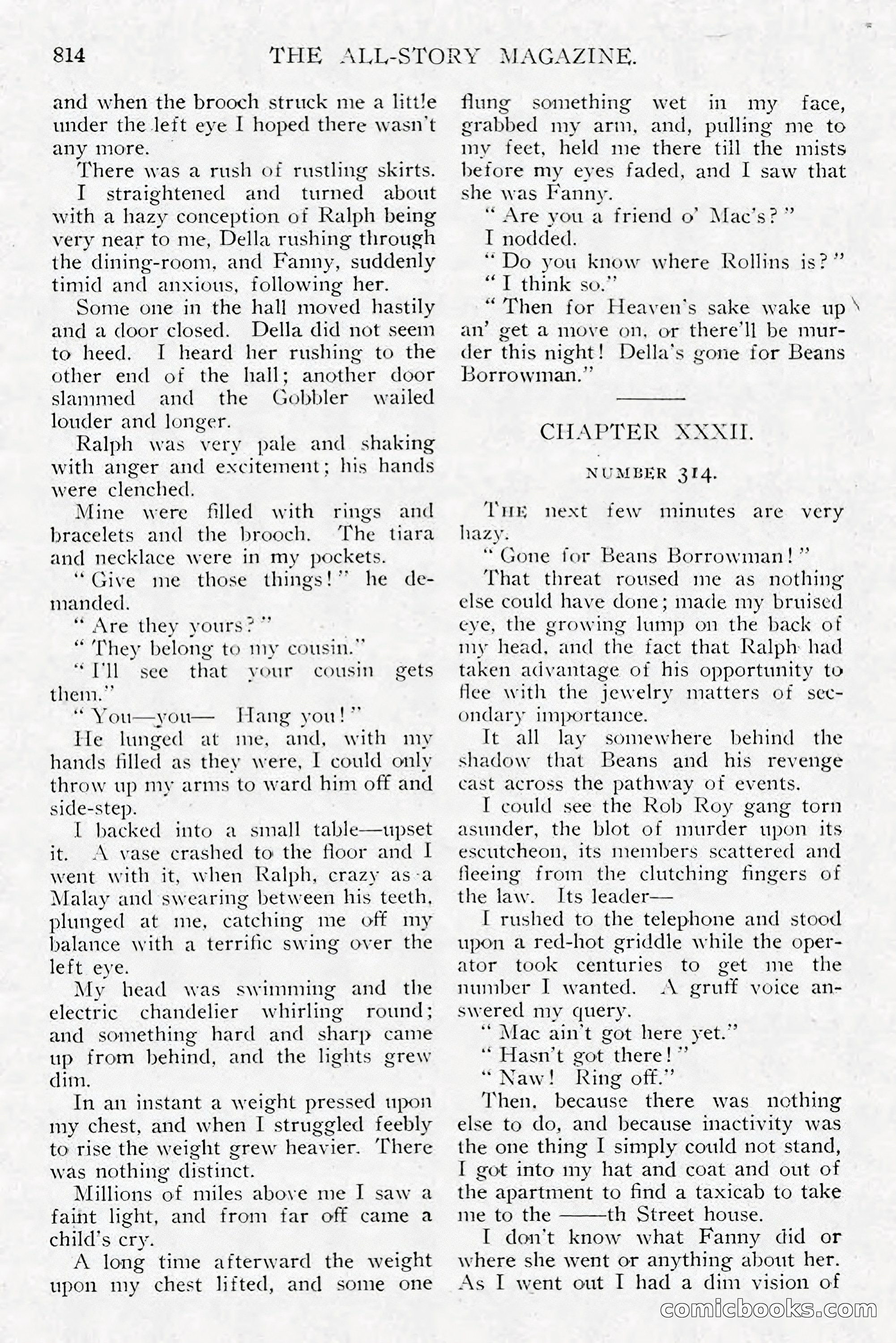 All Story Magazine, December 1913 — page 104 of 266