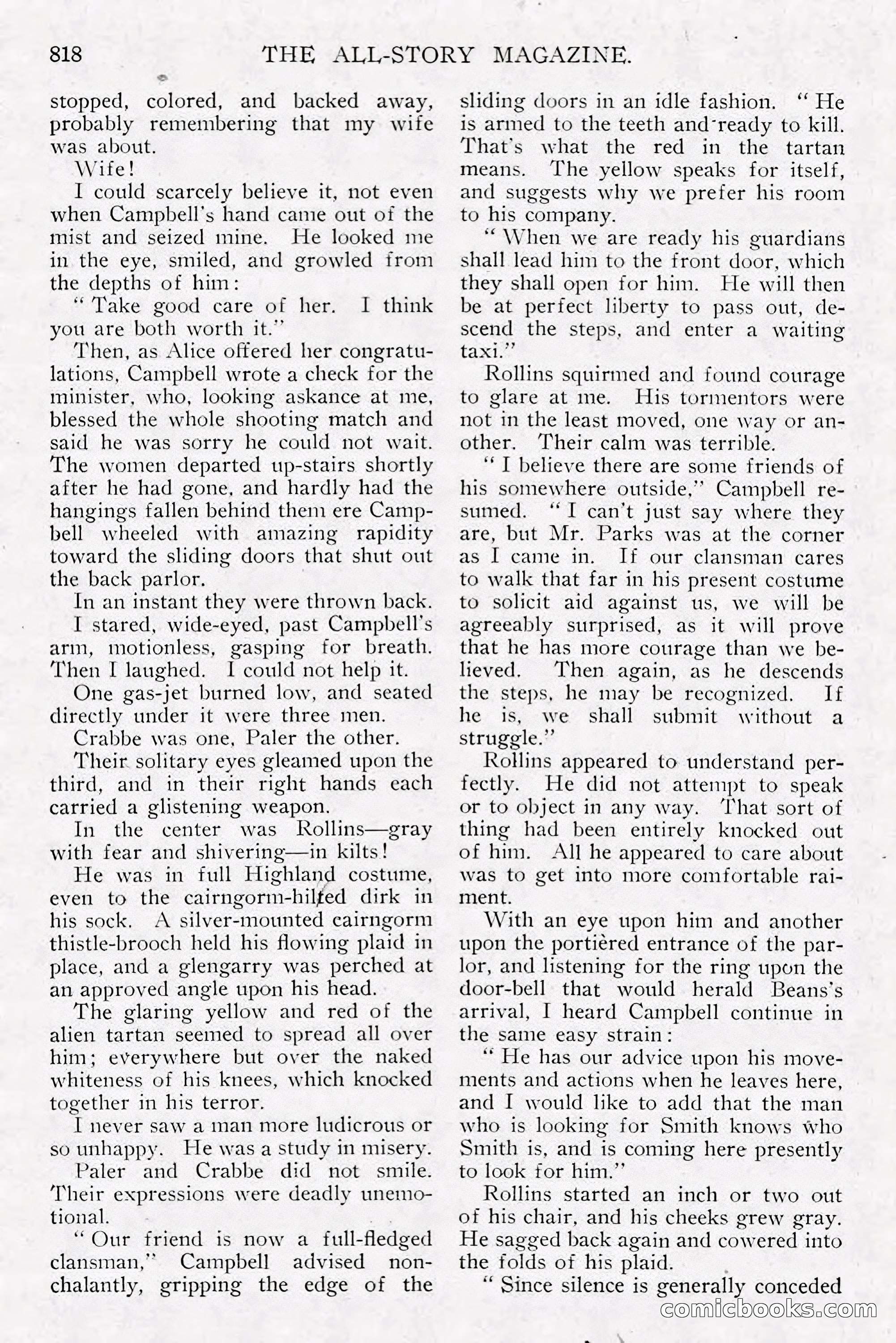 All Story Magazine, December 1913 — page 108 of 266