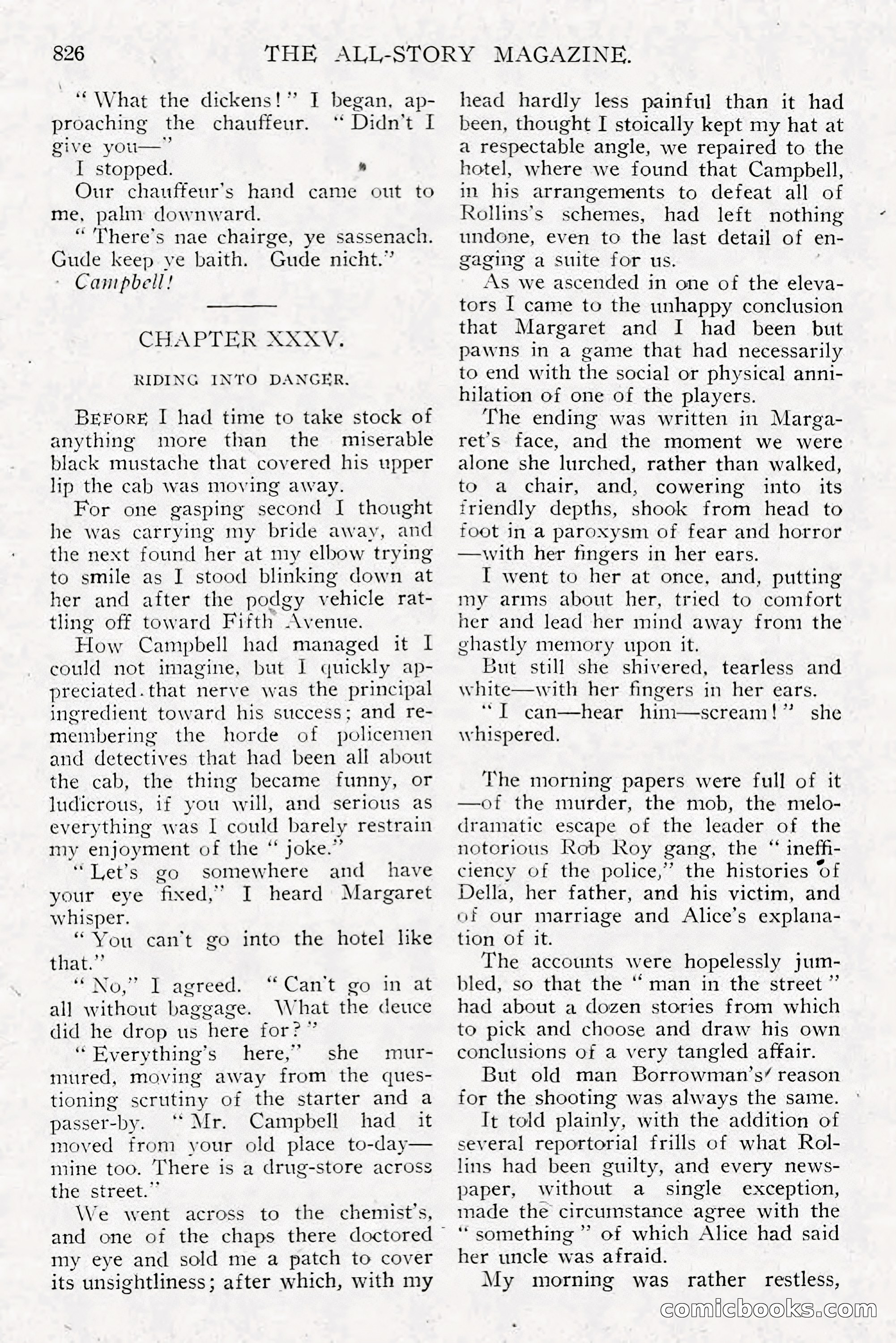 All Story Magazine, December 1913 — page 116 of 266