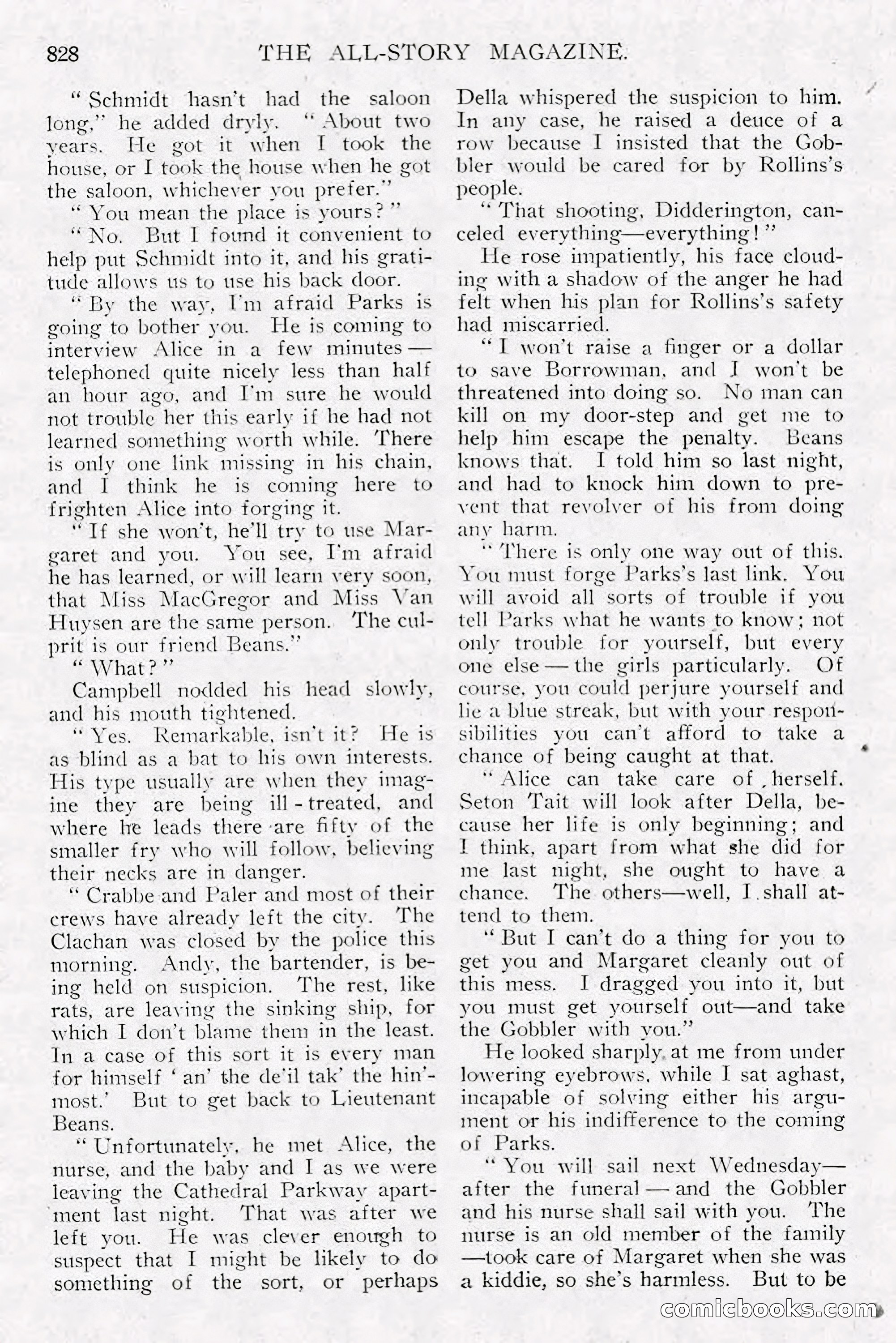 All Story Magazine, December 1913 — page 118 of 266