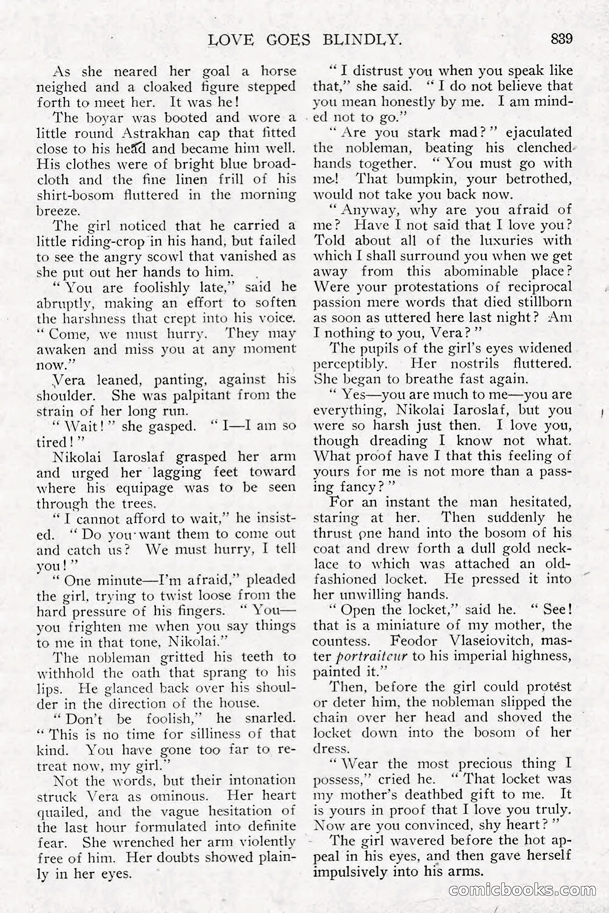 All Story Magazine, December 1913 — page 129 of 266