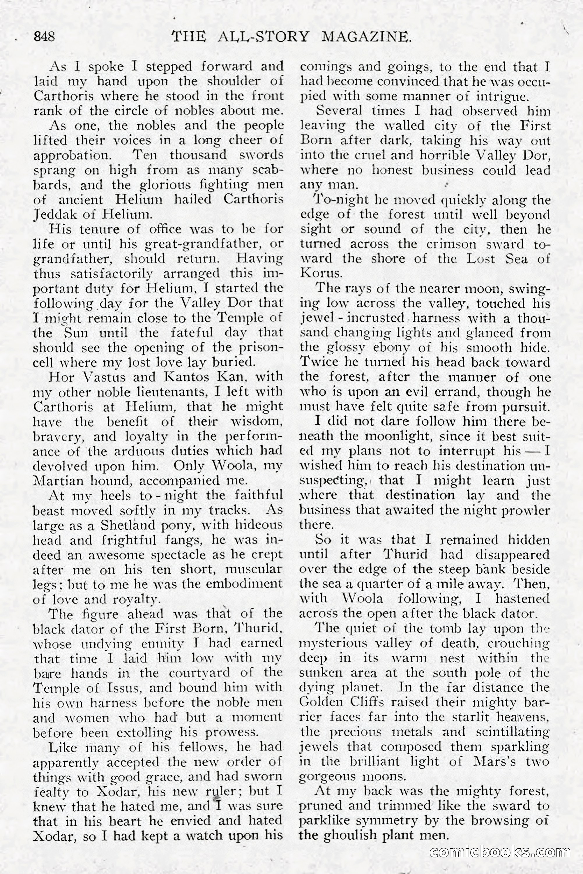 All Story Magazine, December 1913 — page 138 of 266