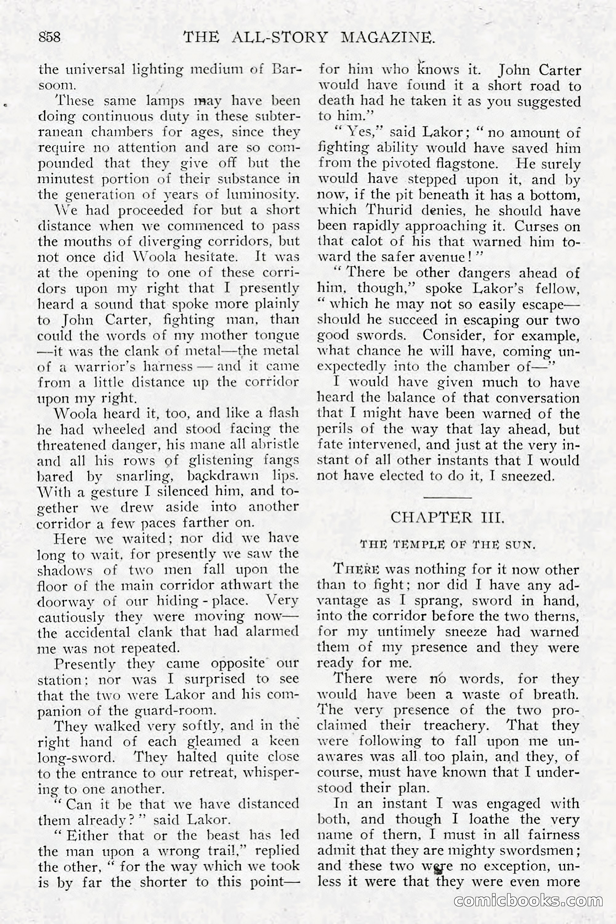 All Story Magazine, December 1913 — page 148 of 266