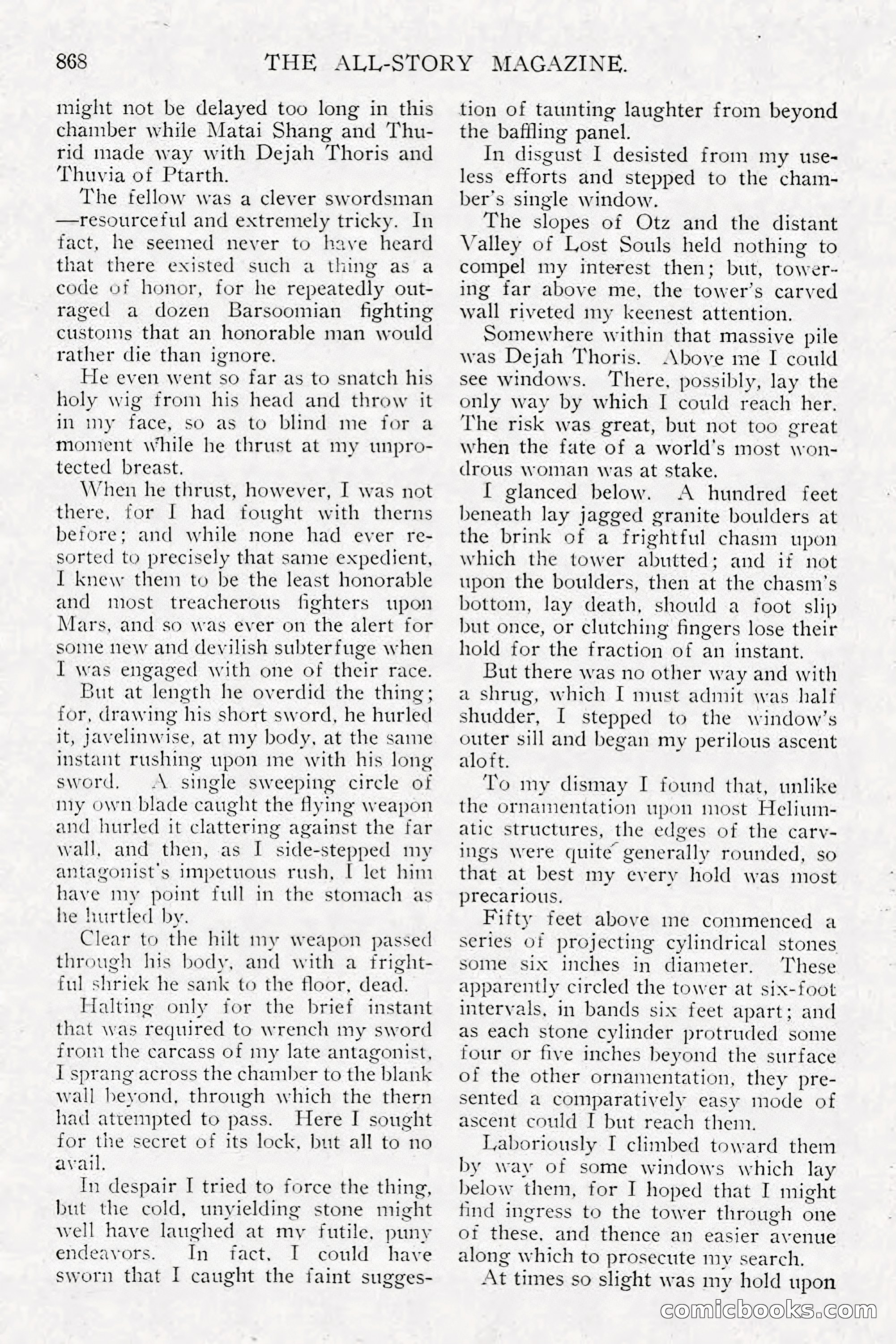All Story Magazine, December 1913 — page 158 of 266