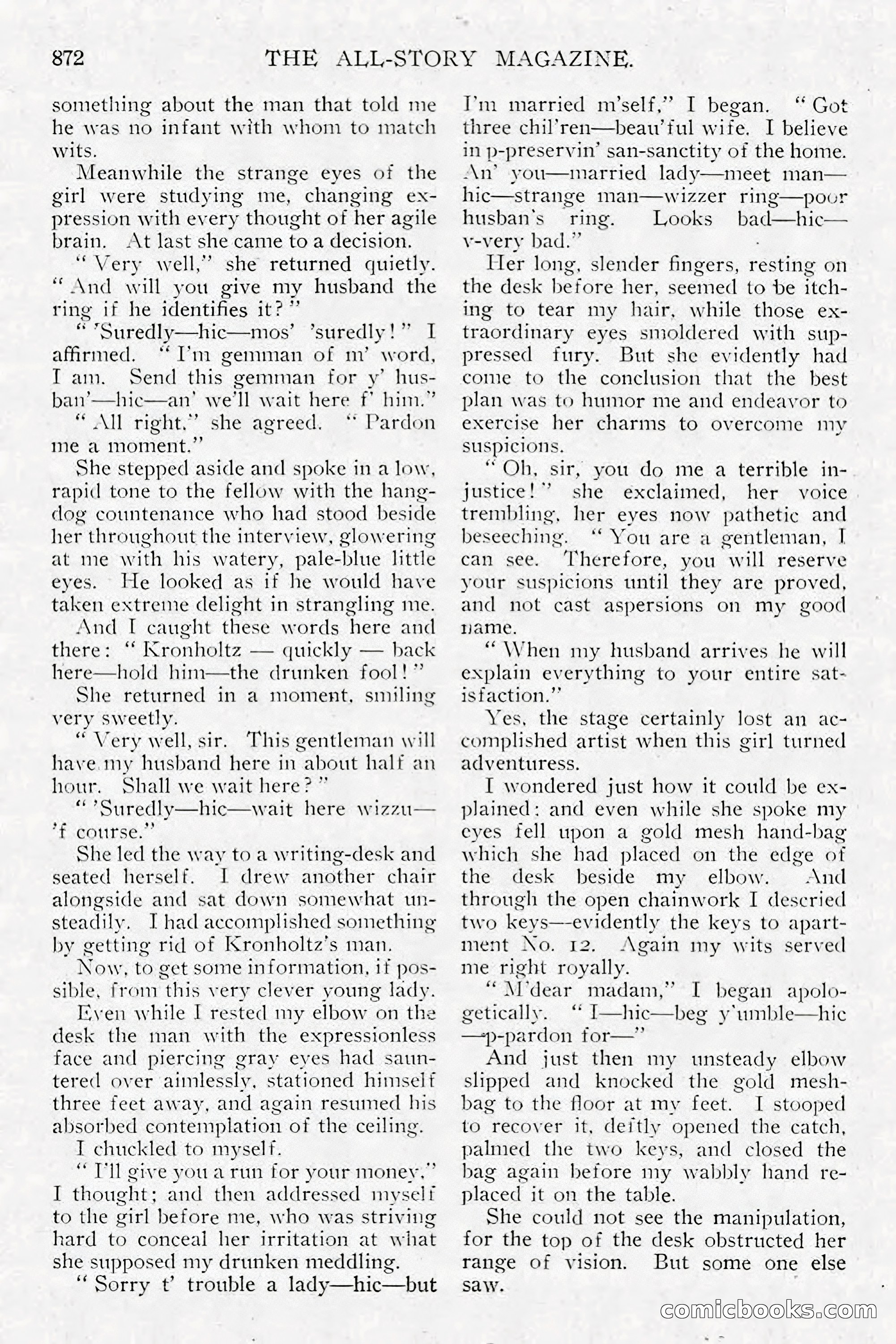 All Story Magazine, December 1913 — page 162 of 266