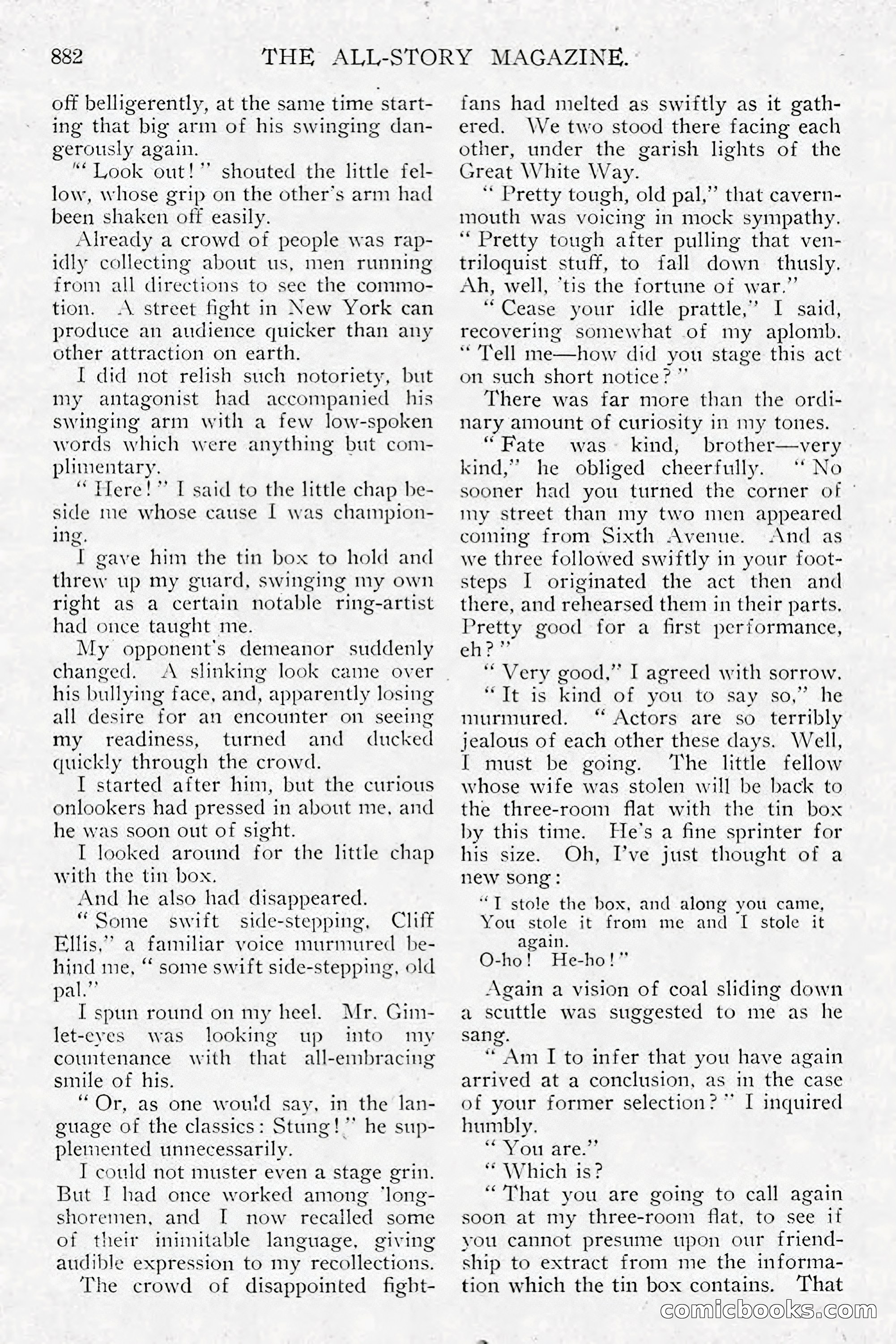 All Story Magazine, December 1913 — page 172 of 266