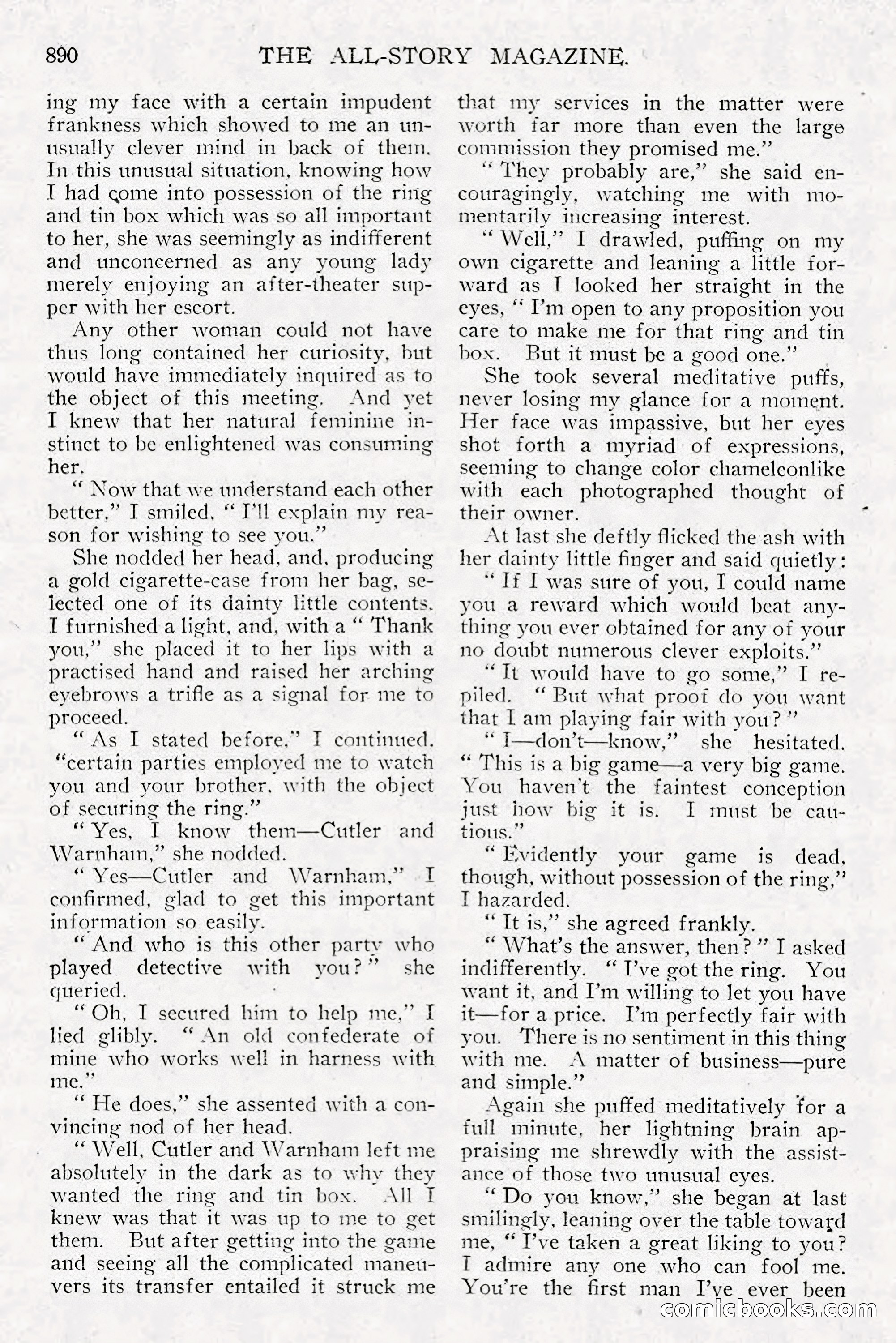 All Story Magazine, December 1913 — page 180 of 266