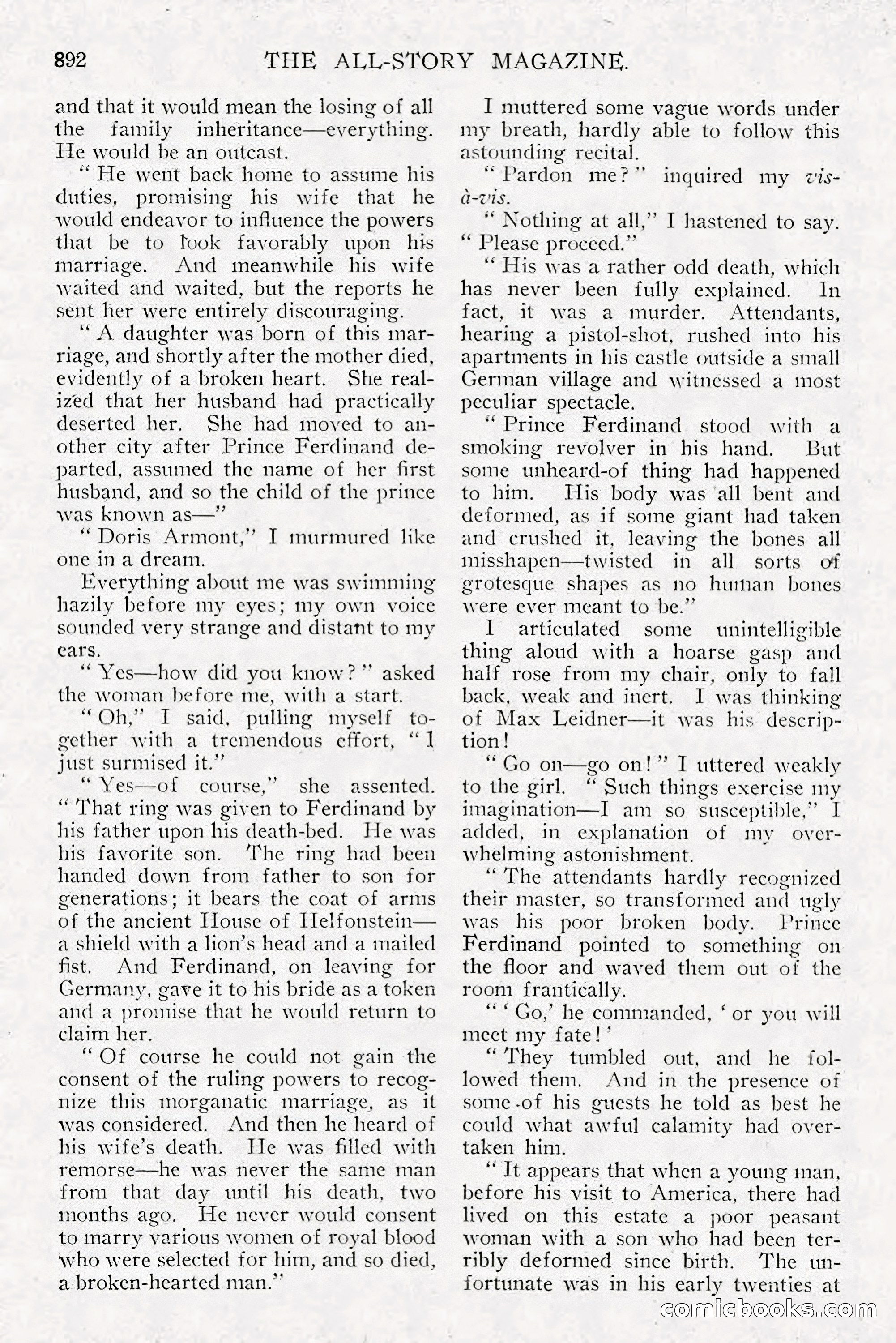 All Story Magazine, December 1913 — page 182 of 266