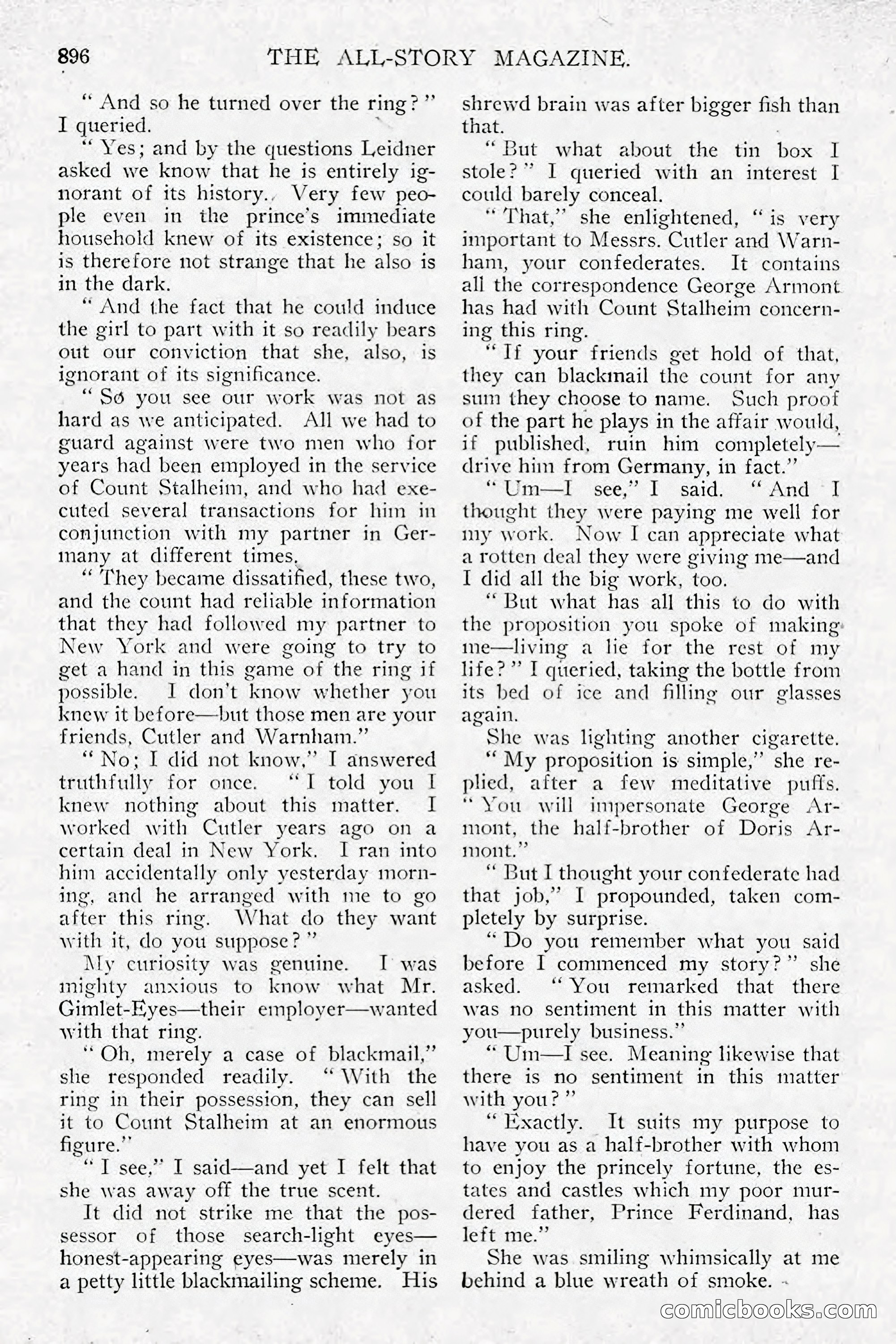 All Story Magazine, December 1913 — page 186 of 266