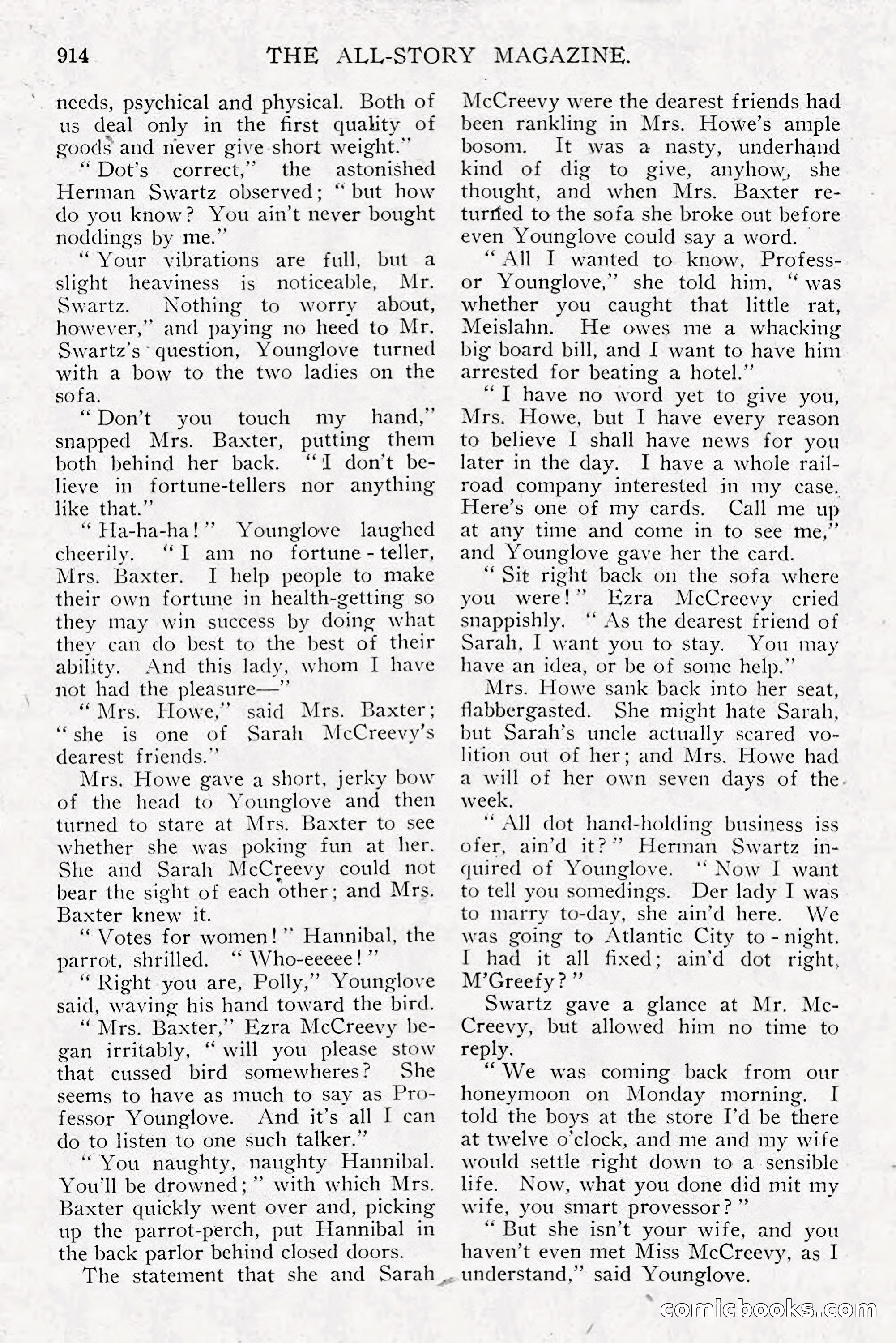 All Story Magazine, December 1913 — page 204 of 266