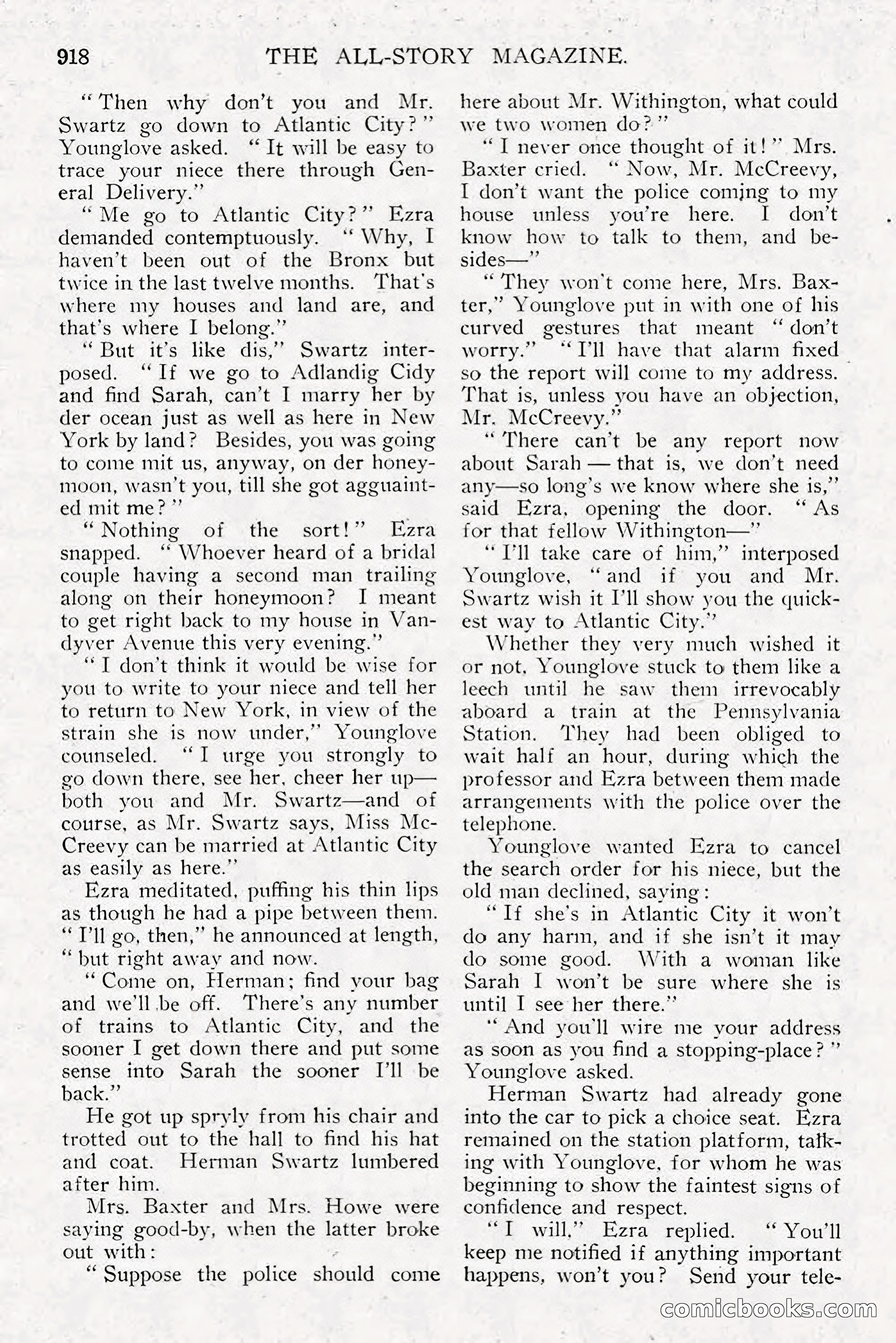 All Story Magazine, December 1913 — page 208 of 266