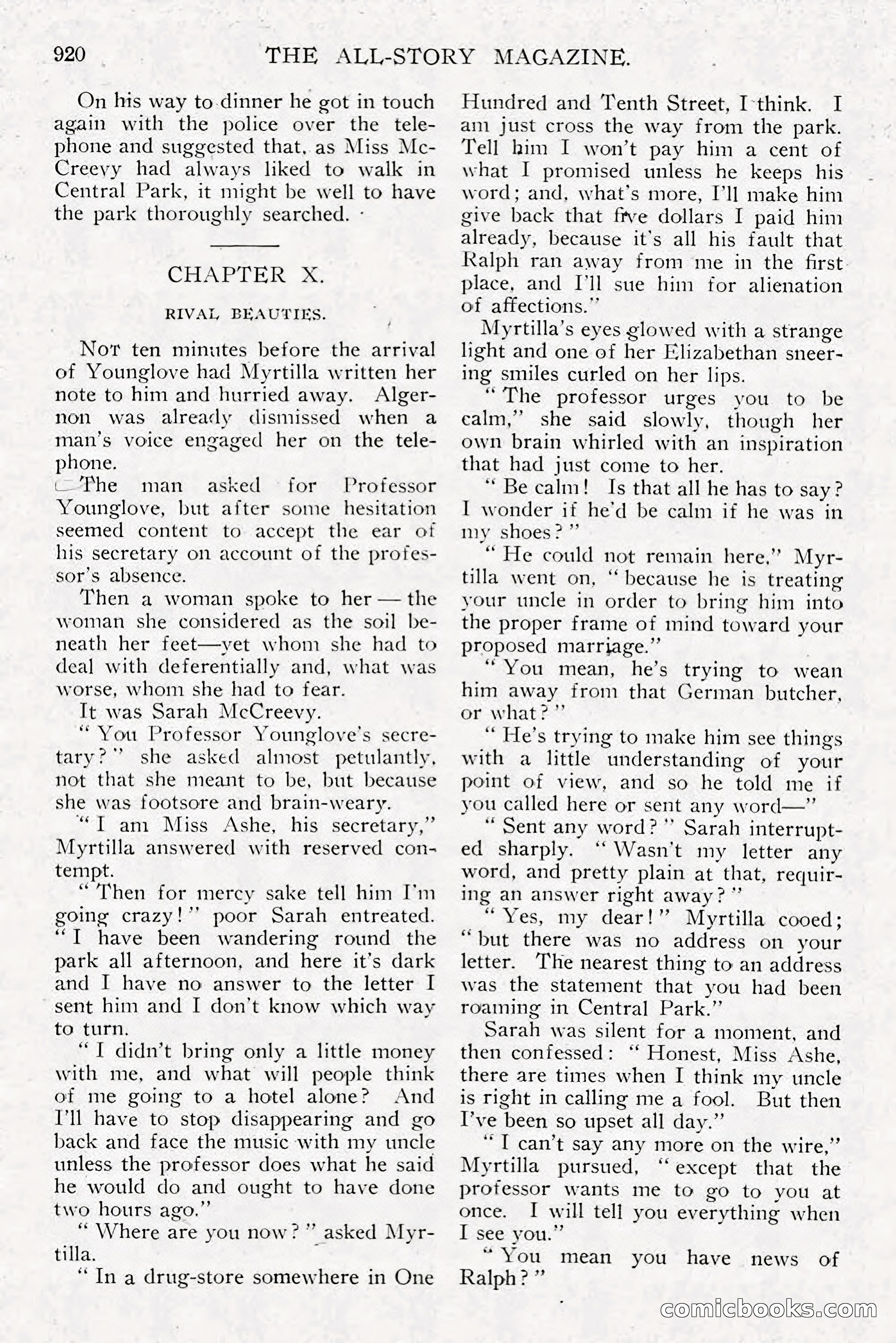 All Story Magazine, December 1913 — page 210 of 266