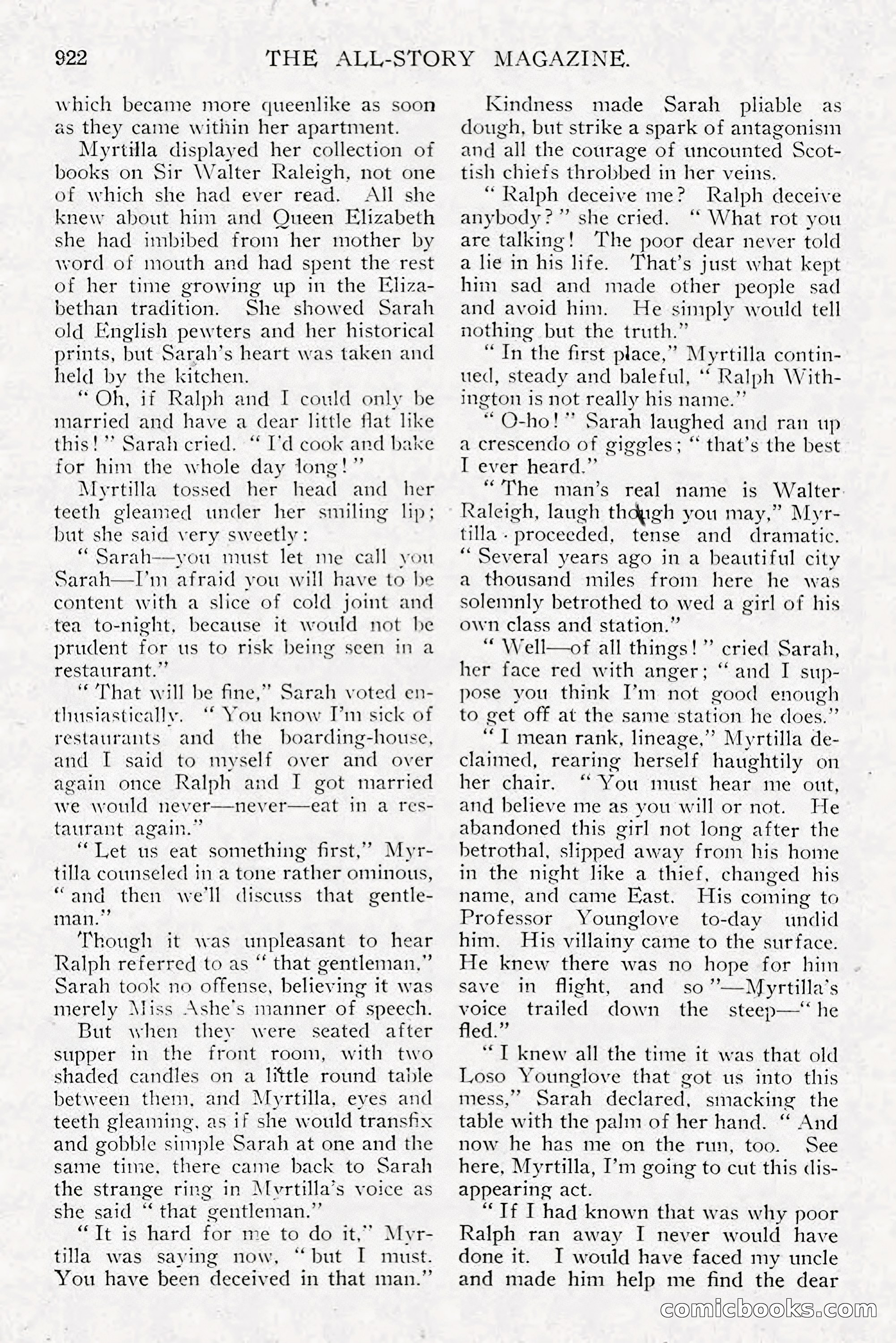 All Story Magazine, December 1913 — page 212 of 266