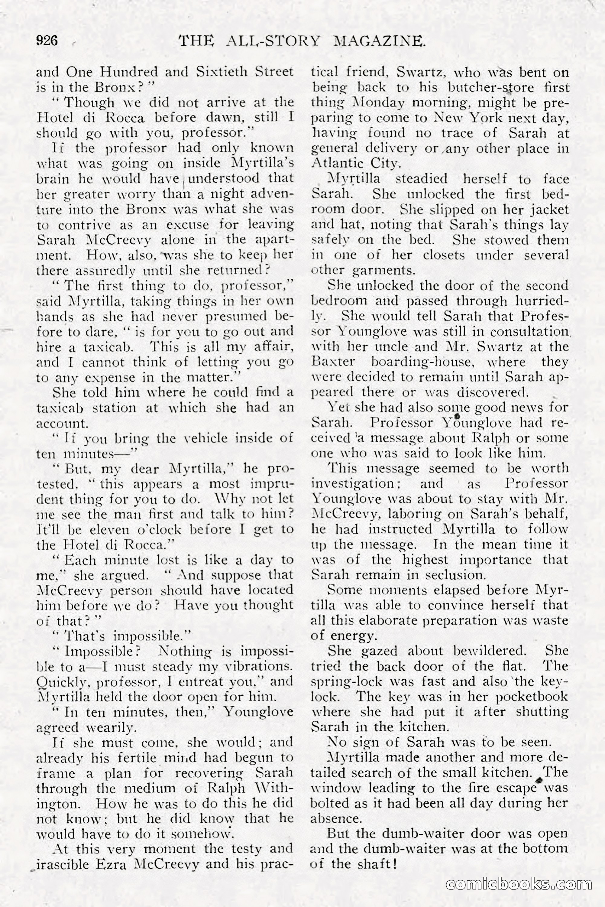 All Story Magazine, December 1913 — page 216 of 266