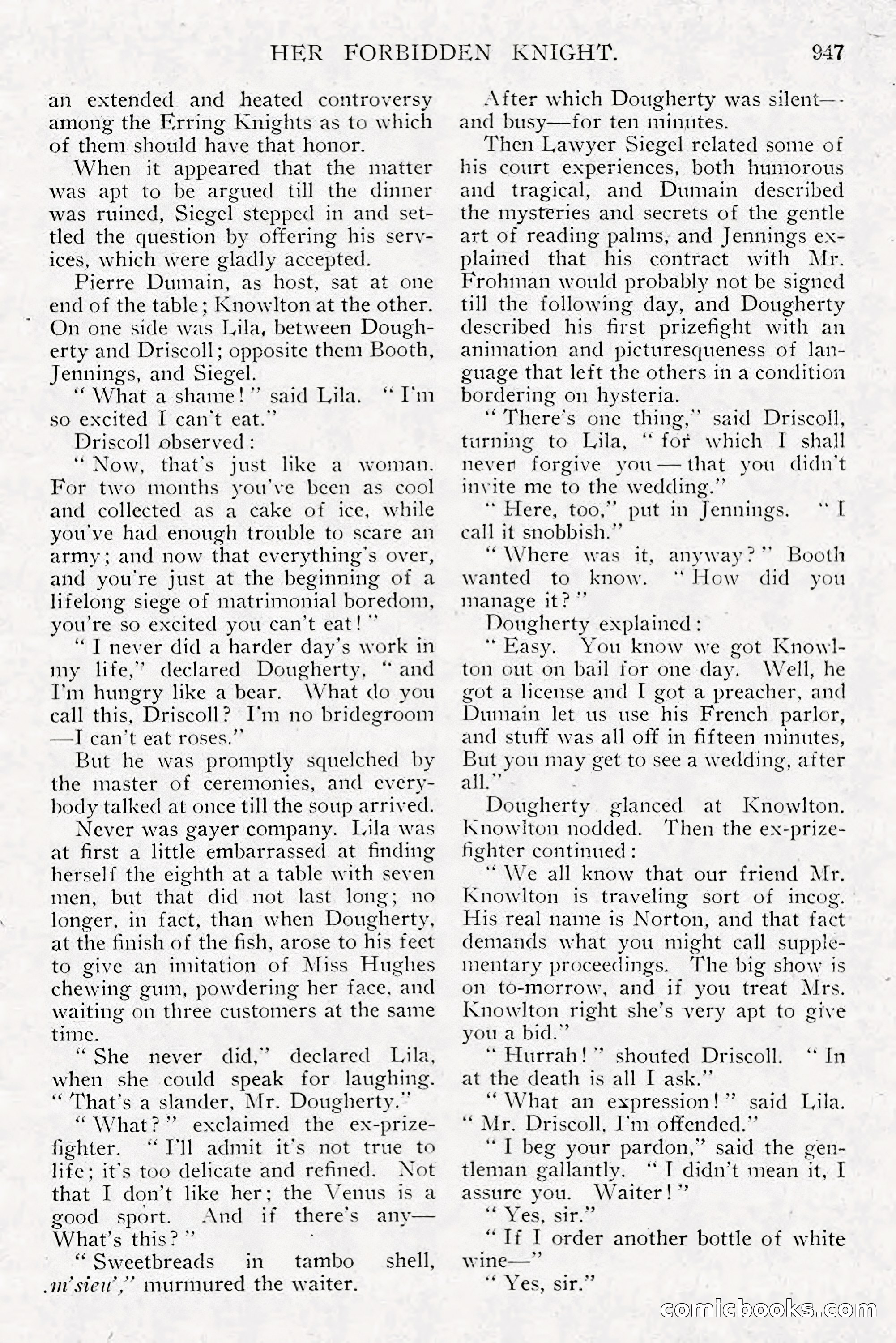 All Story Magazine, December 1913 — page 237 of 266