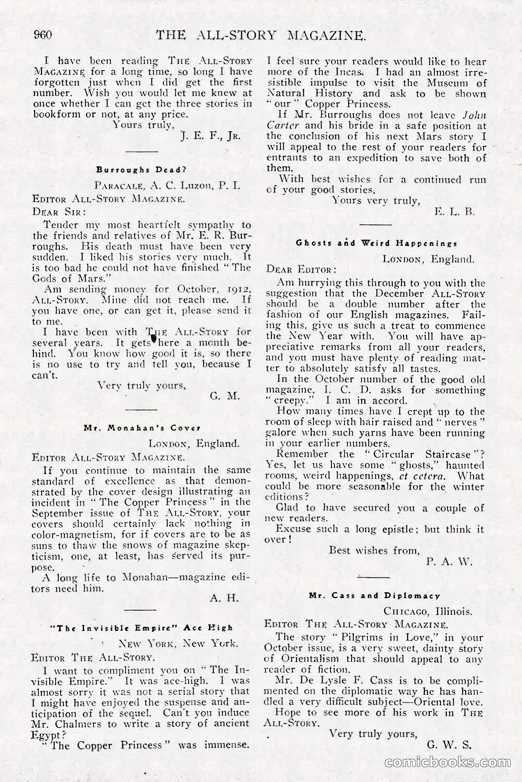 All Story Magazine, December 1913 — page 250 of 266