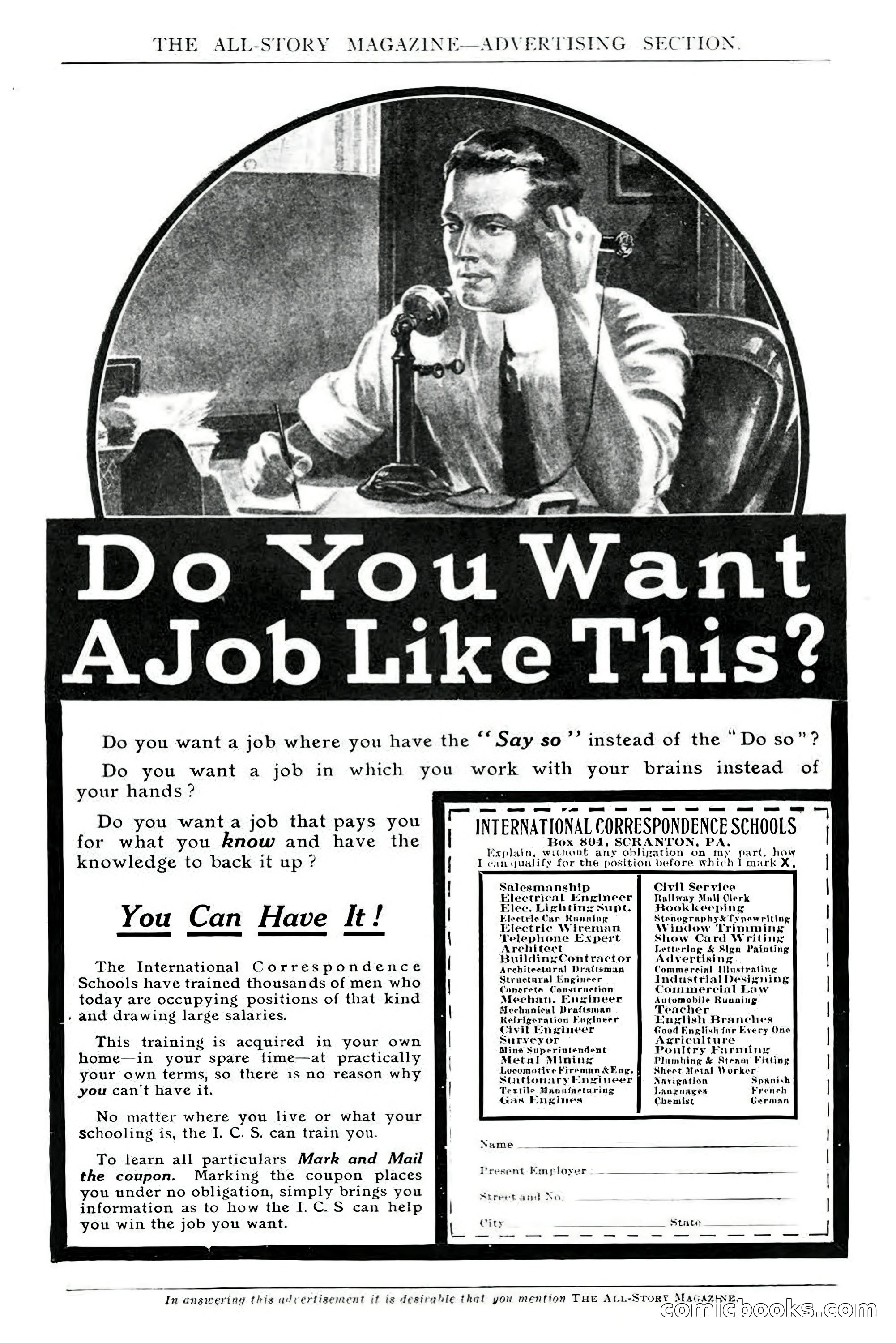 All Story Magazine, December 1913 — page 263 of 266