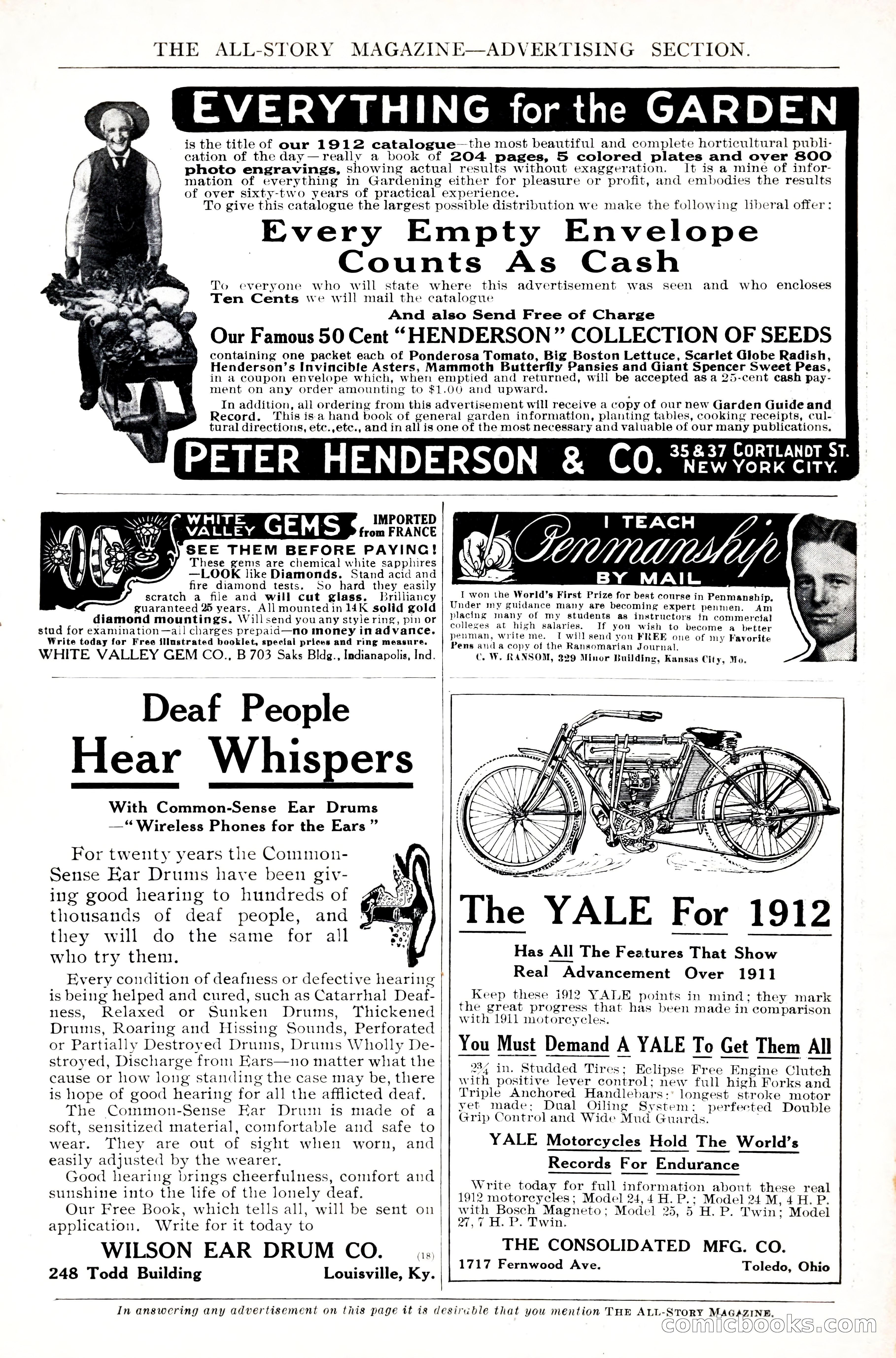 The All-Story Magazine, February 1912 — page 12 of 226