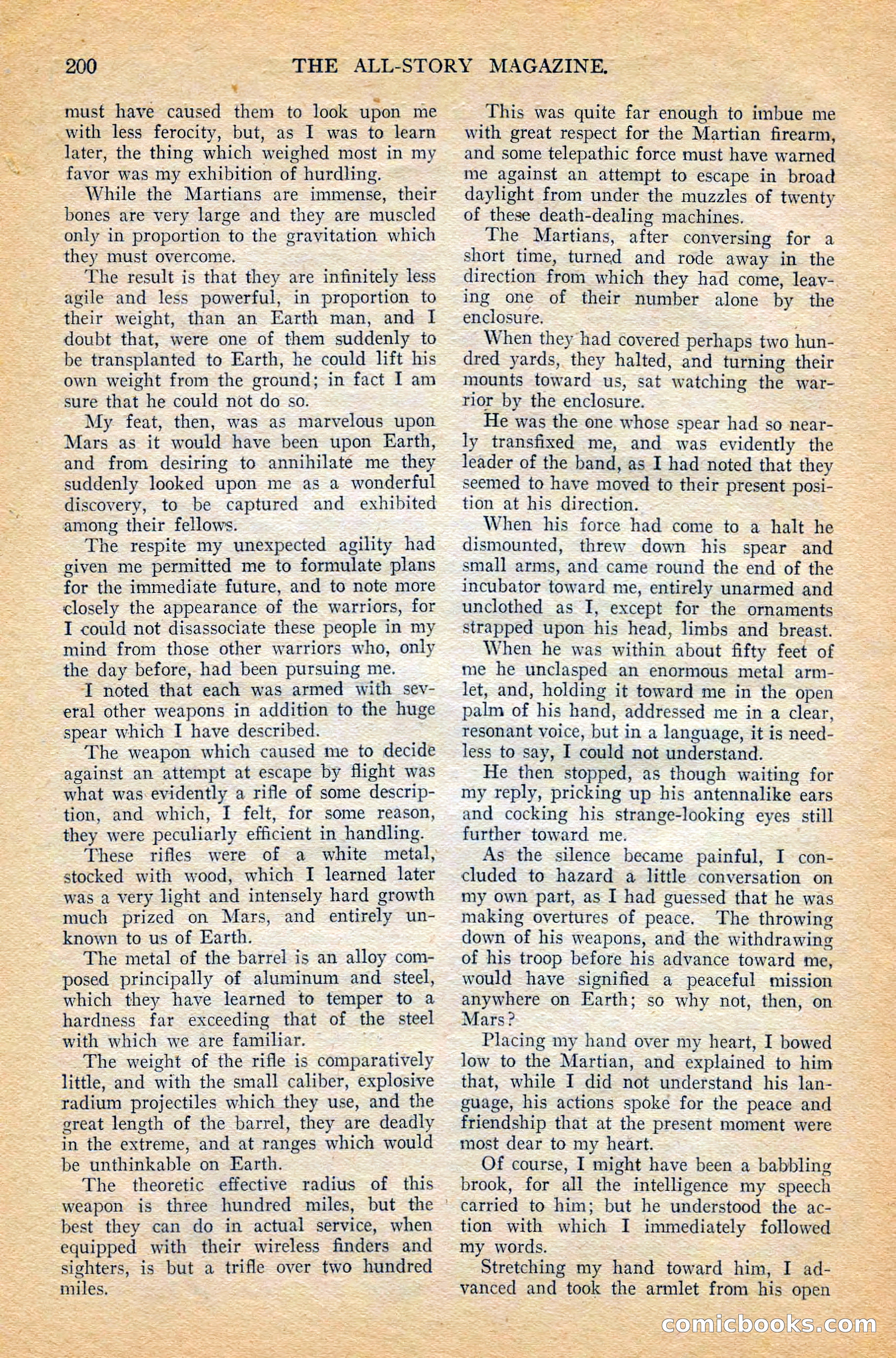 The All-Story Magazine, February 1912 — page 22 of 226