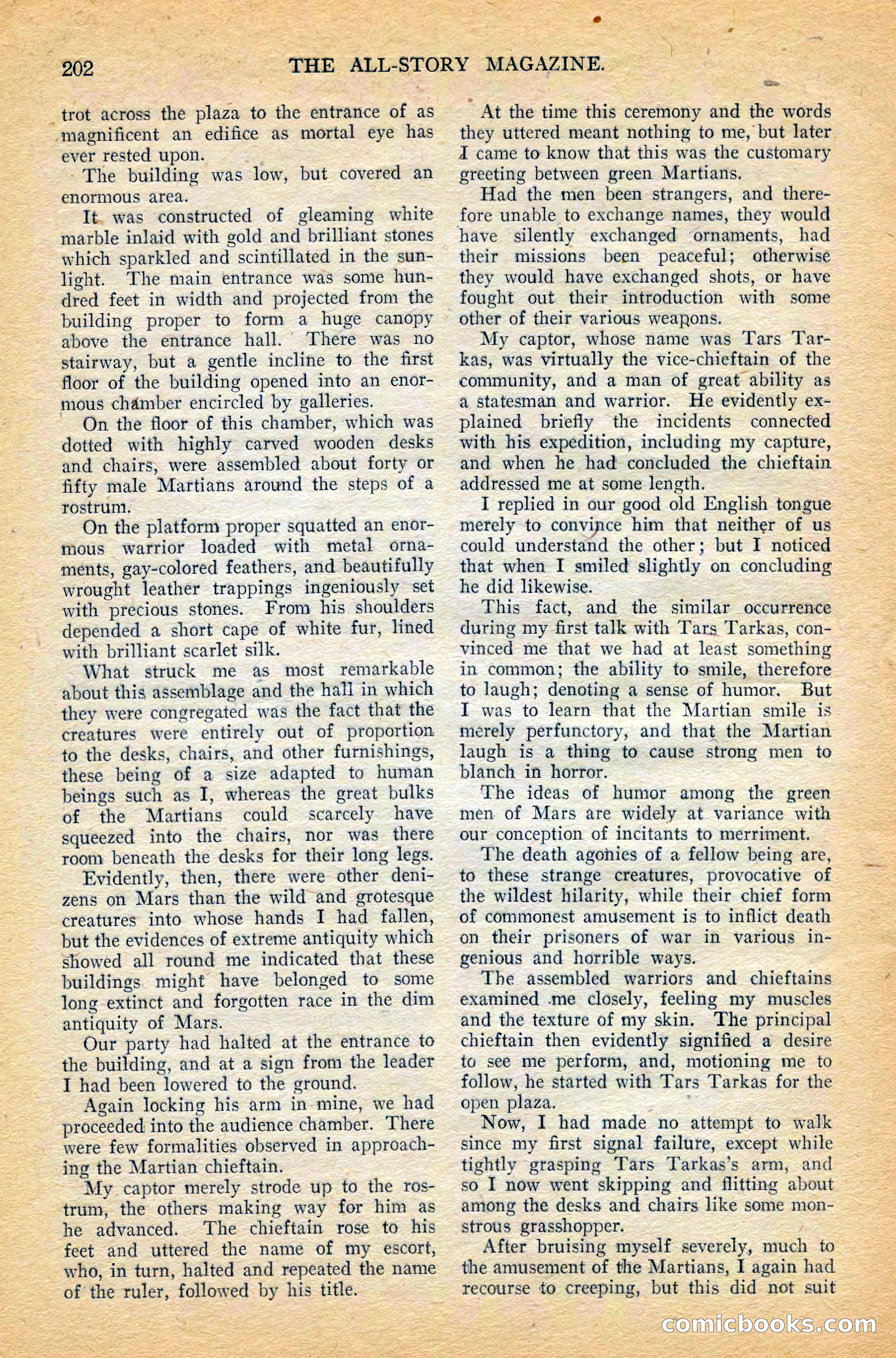 The All-Story Magazine, February 1912 — page 24 of 226