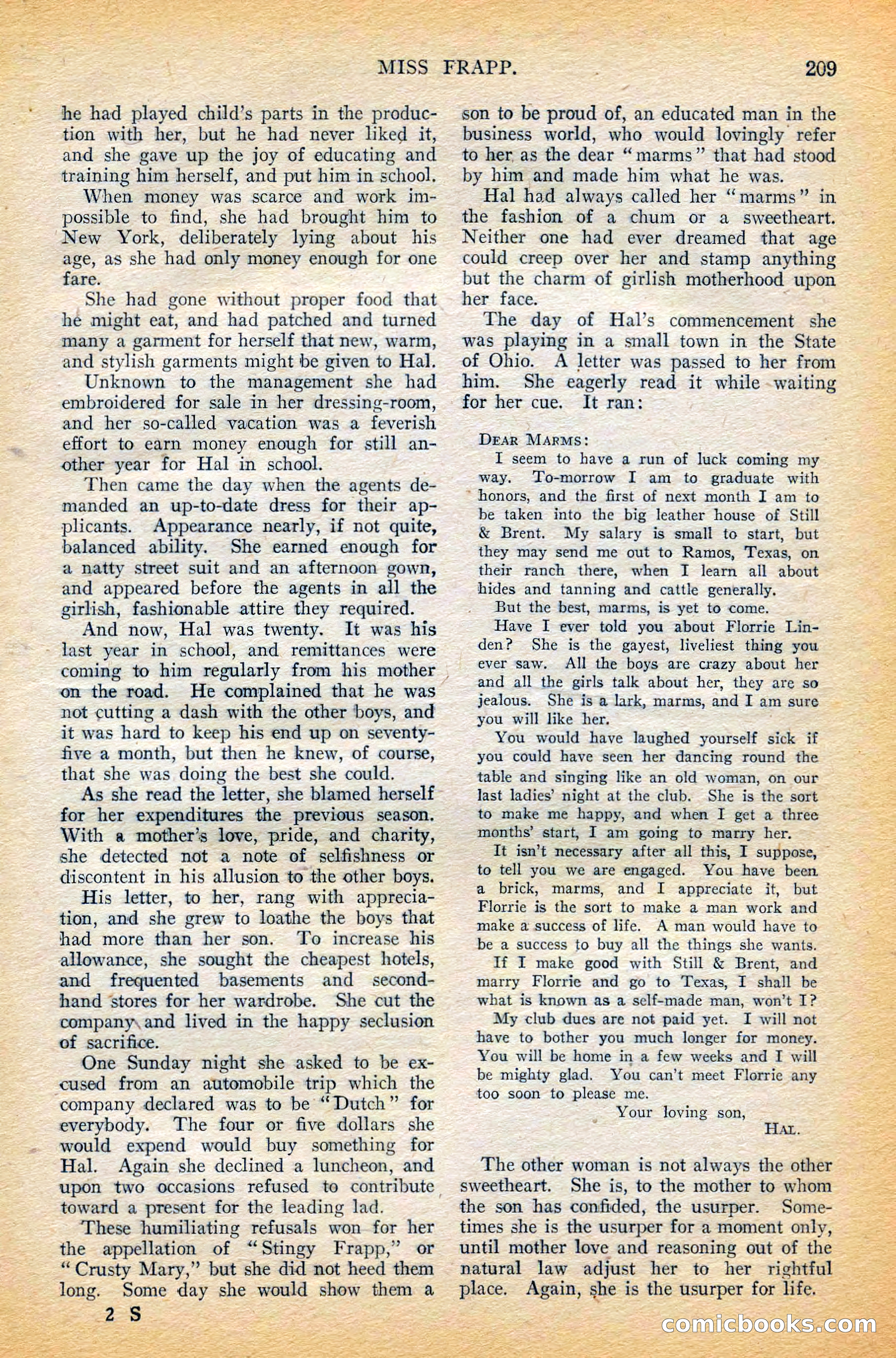 The All-Story Magazine, February 1912 — page 31 of 226