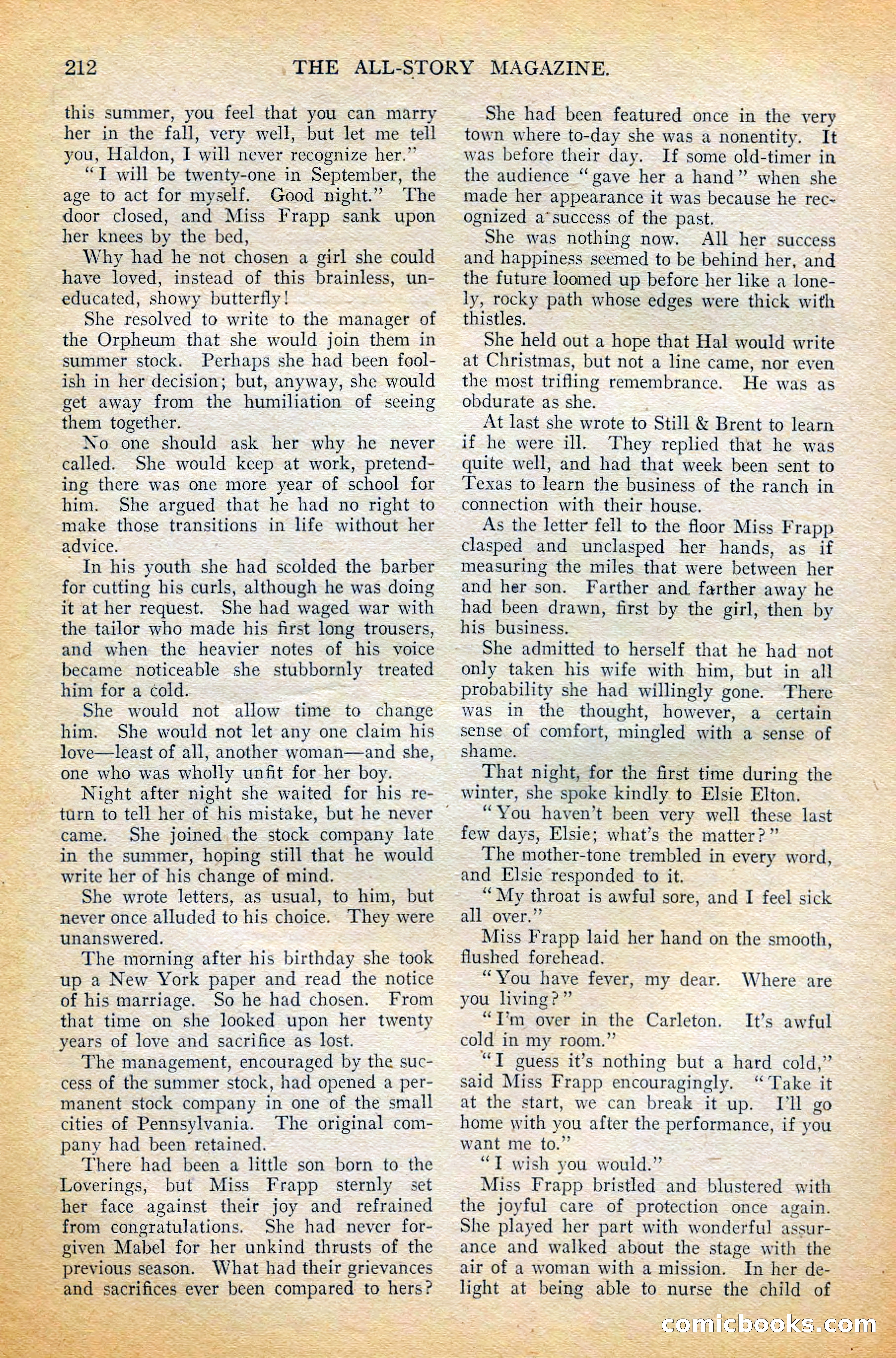 The All-Story Magazine, February 1912 — page 34 of 226
