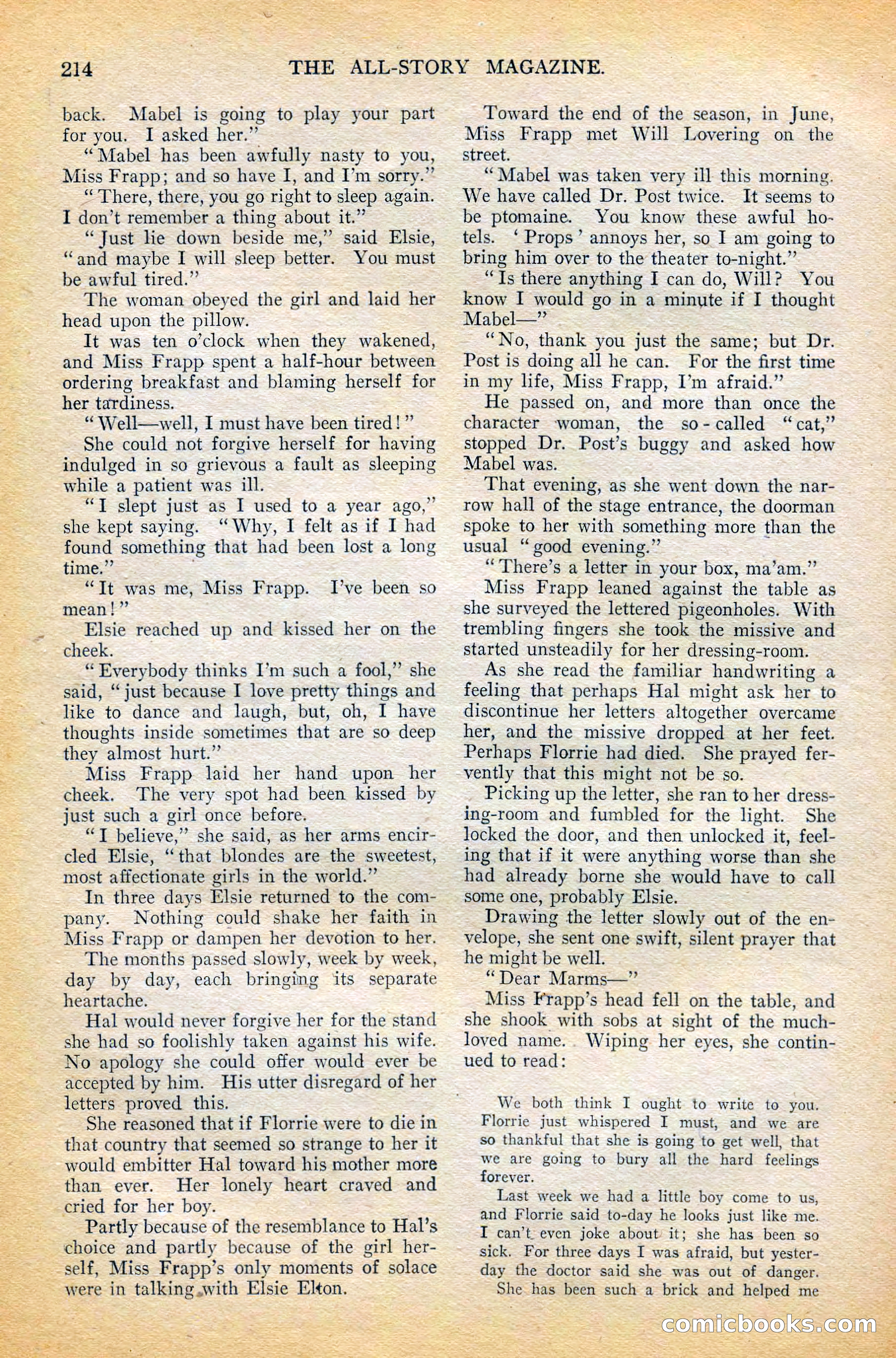 The All-Story Magazine, February 1912 — page 36 of 226