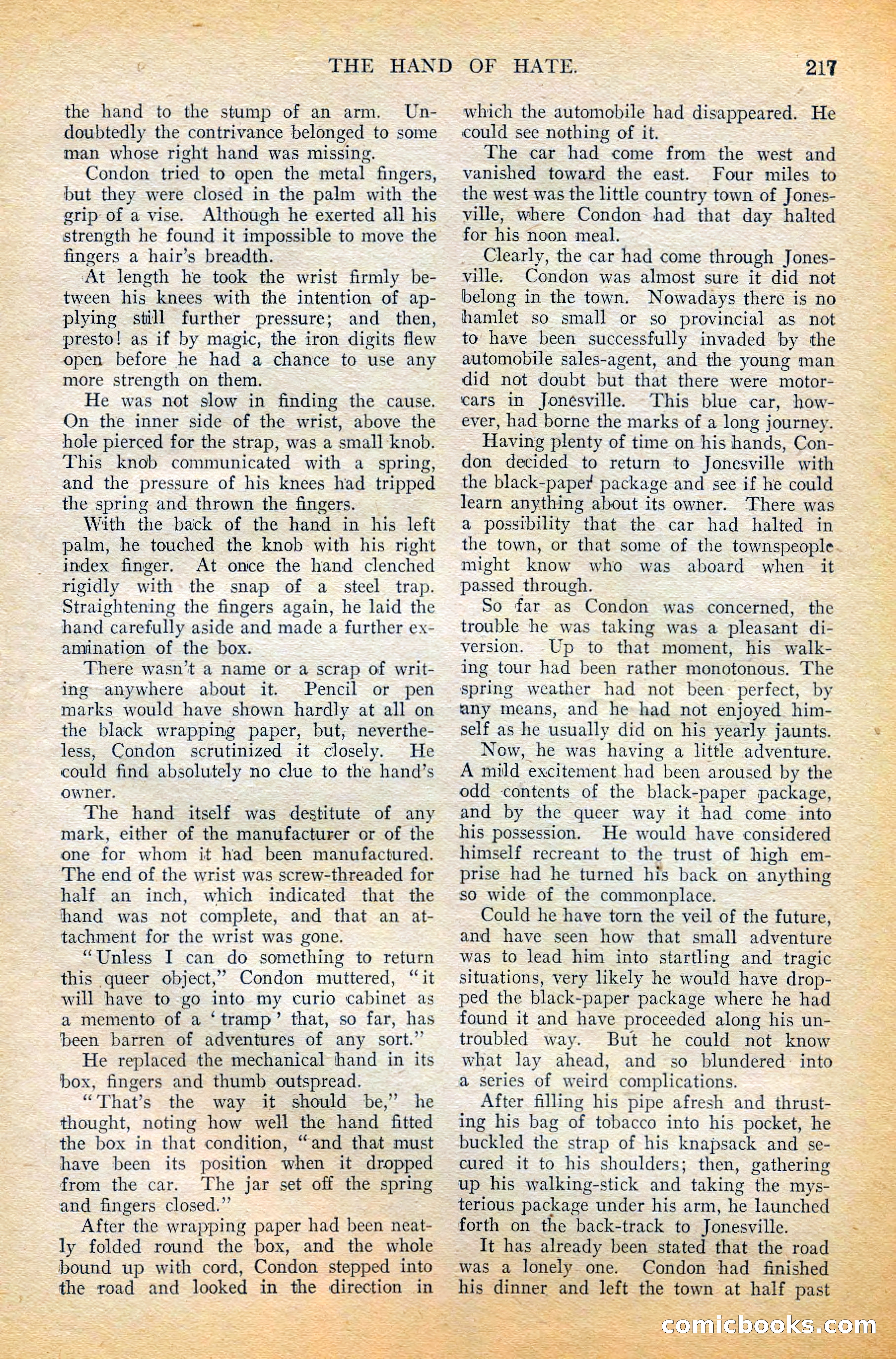 The All-Story Magazine, February 1912 — page 39 of 226