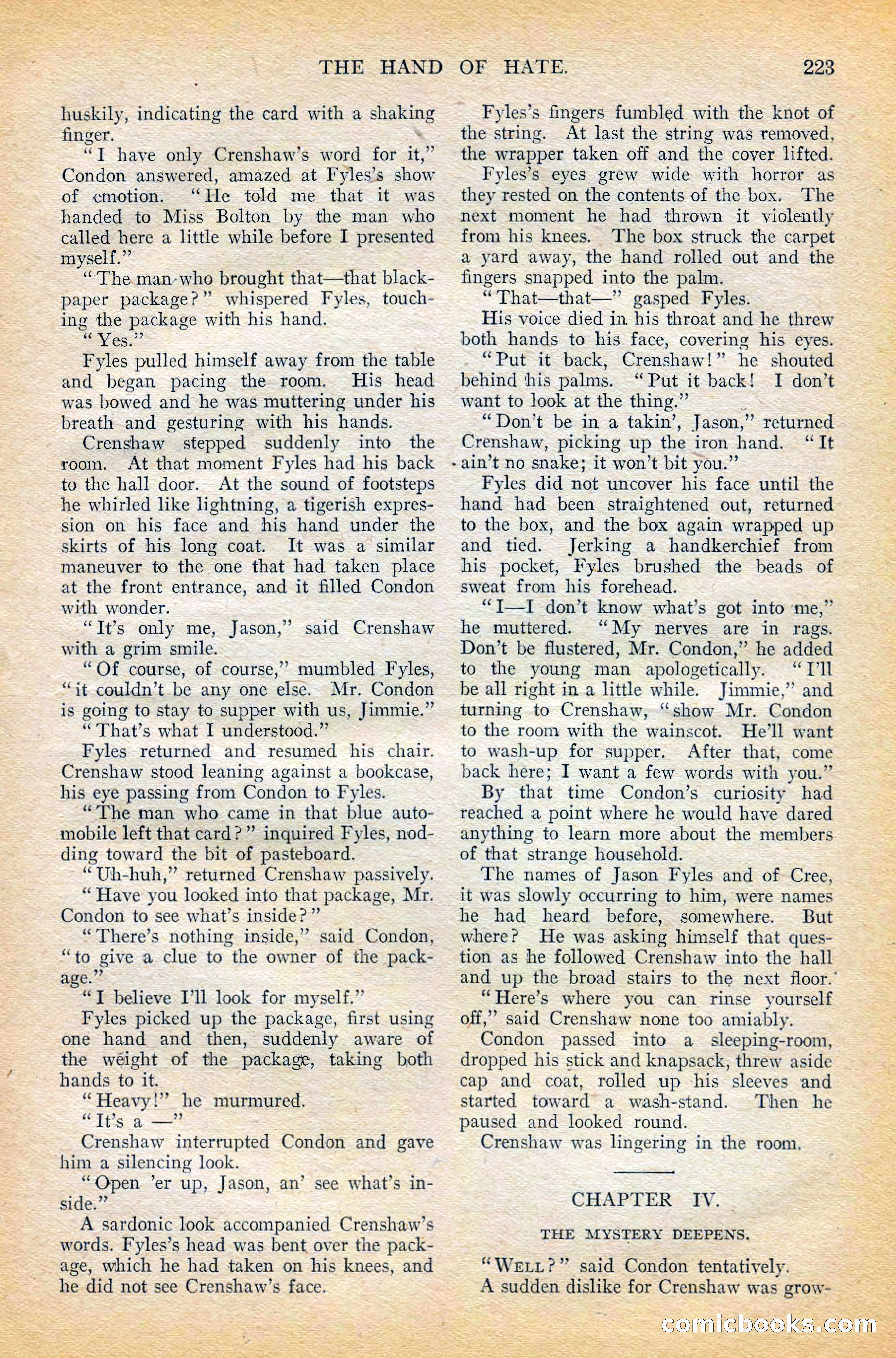 The All-Story Magazine, February 1912 — page 45 of 226