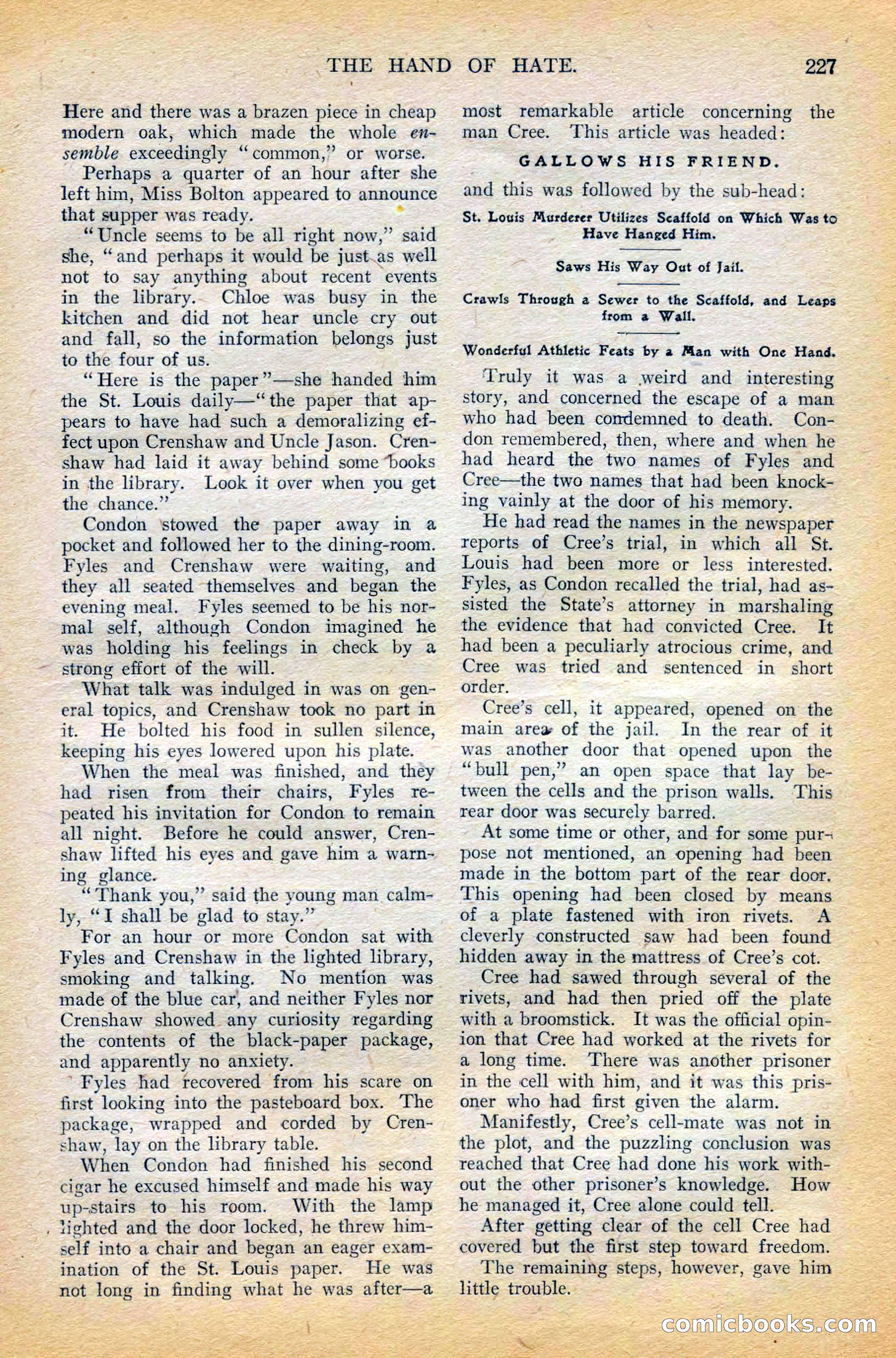 The All-Story Magazine, February 1912 — page 49 of 226