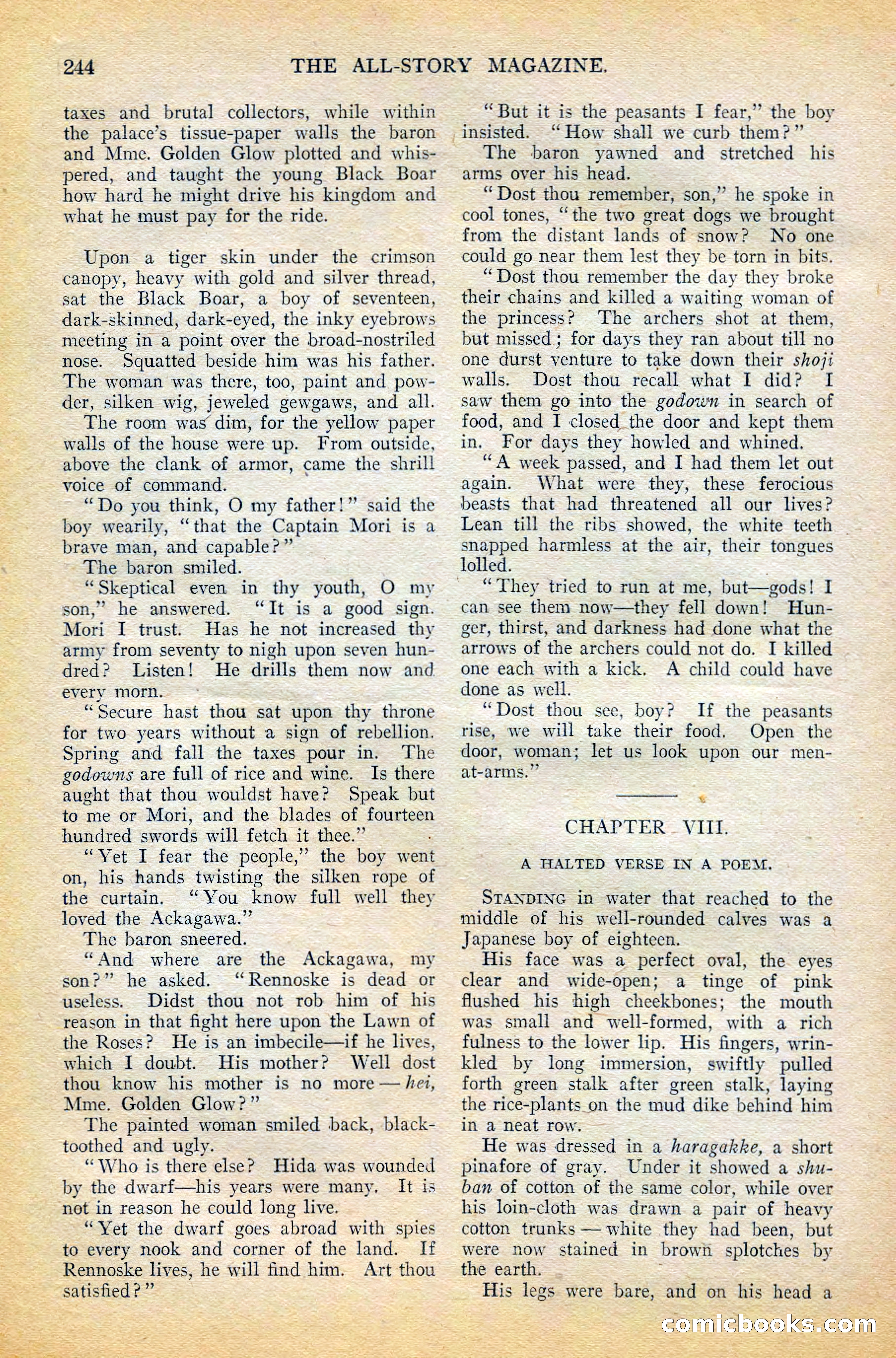 The All-Story Magazine, February 1912 — page 66 of 226