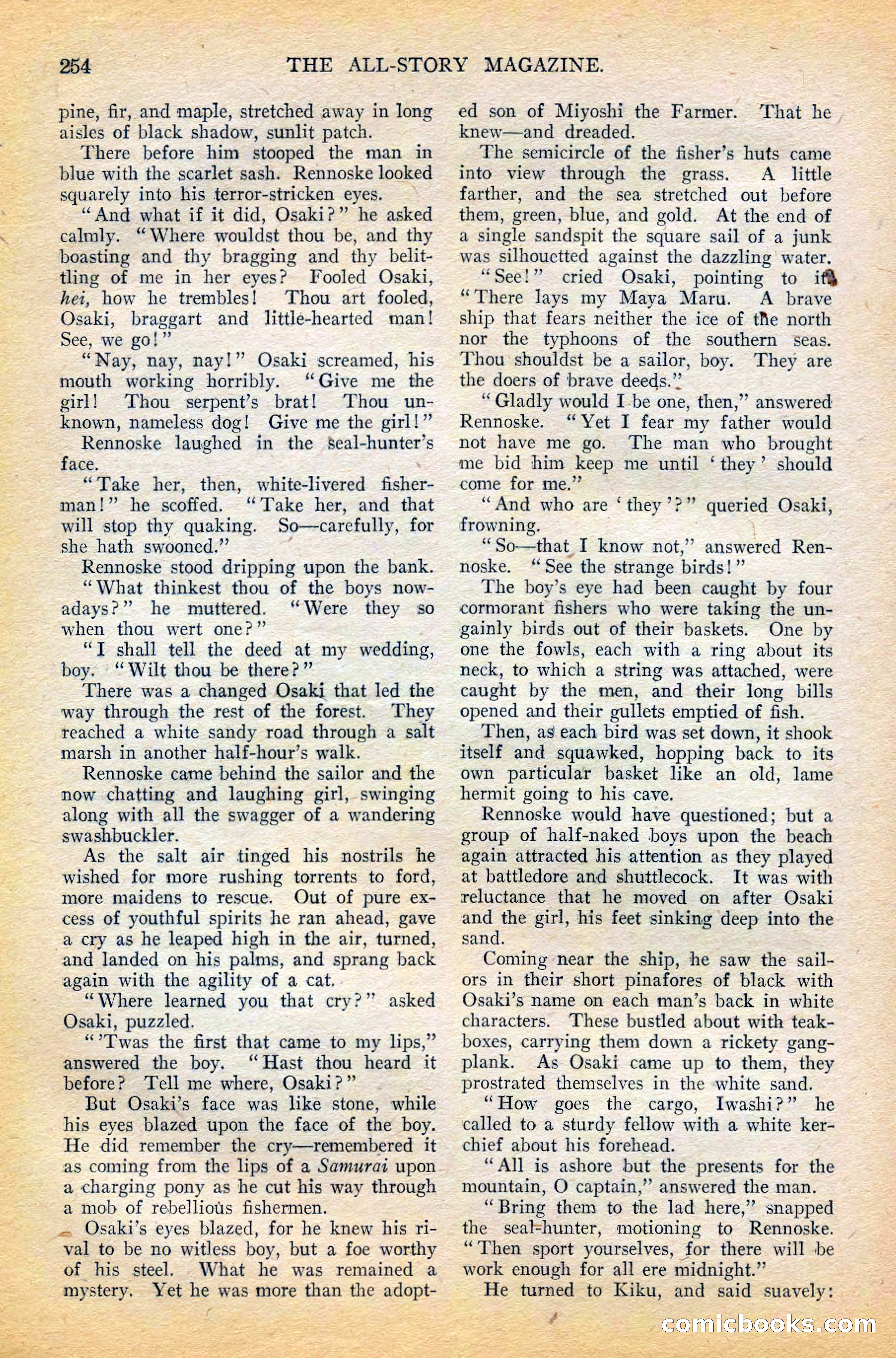 The All-Story Magazine, February 1912 — page 76 of 226