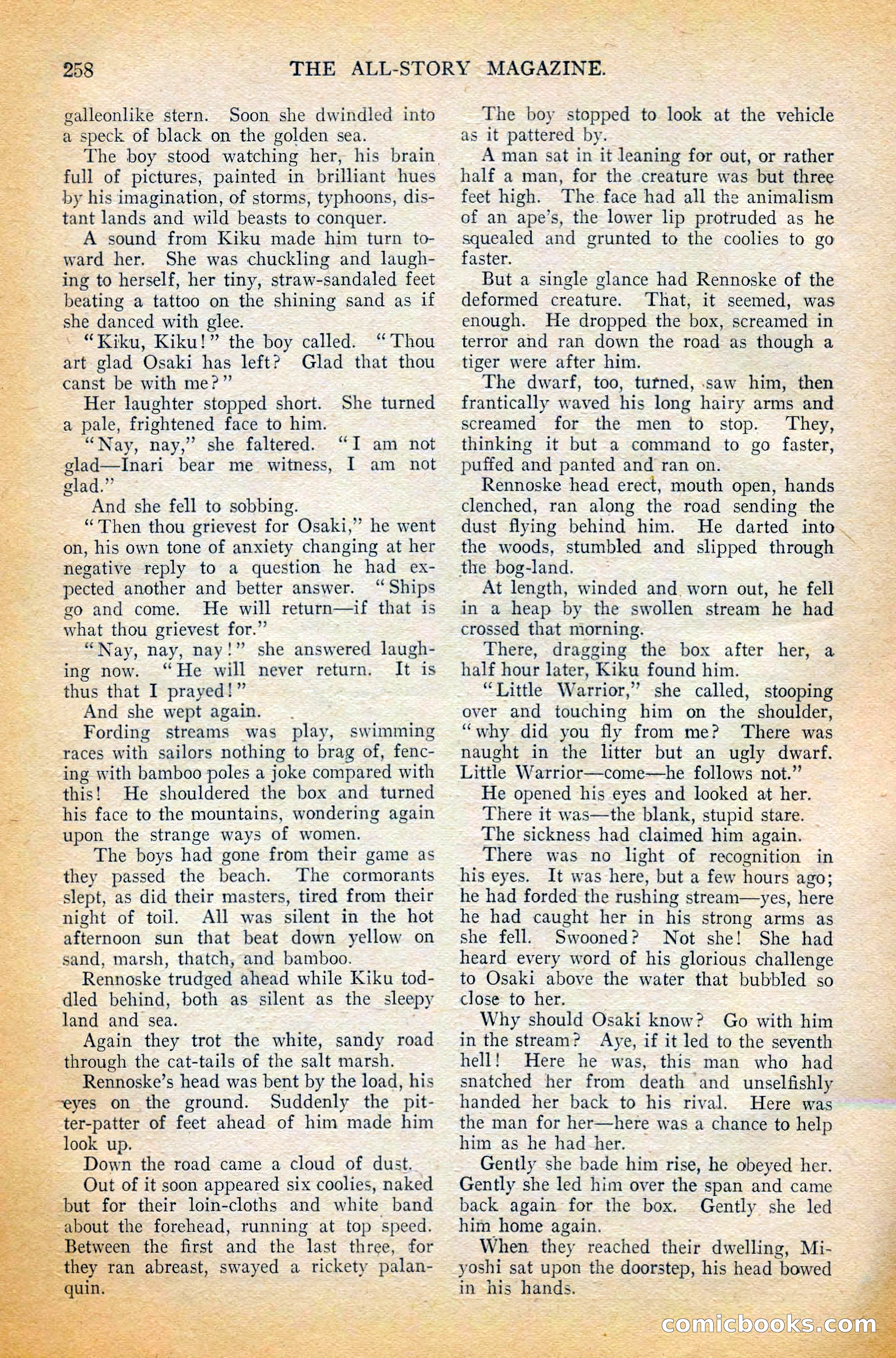 The All-Story Magazine, February 1912 — page 80 of 226