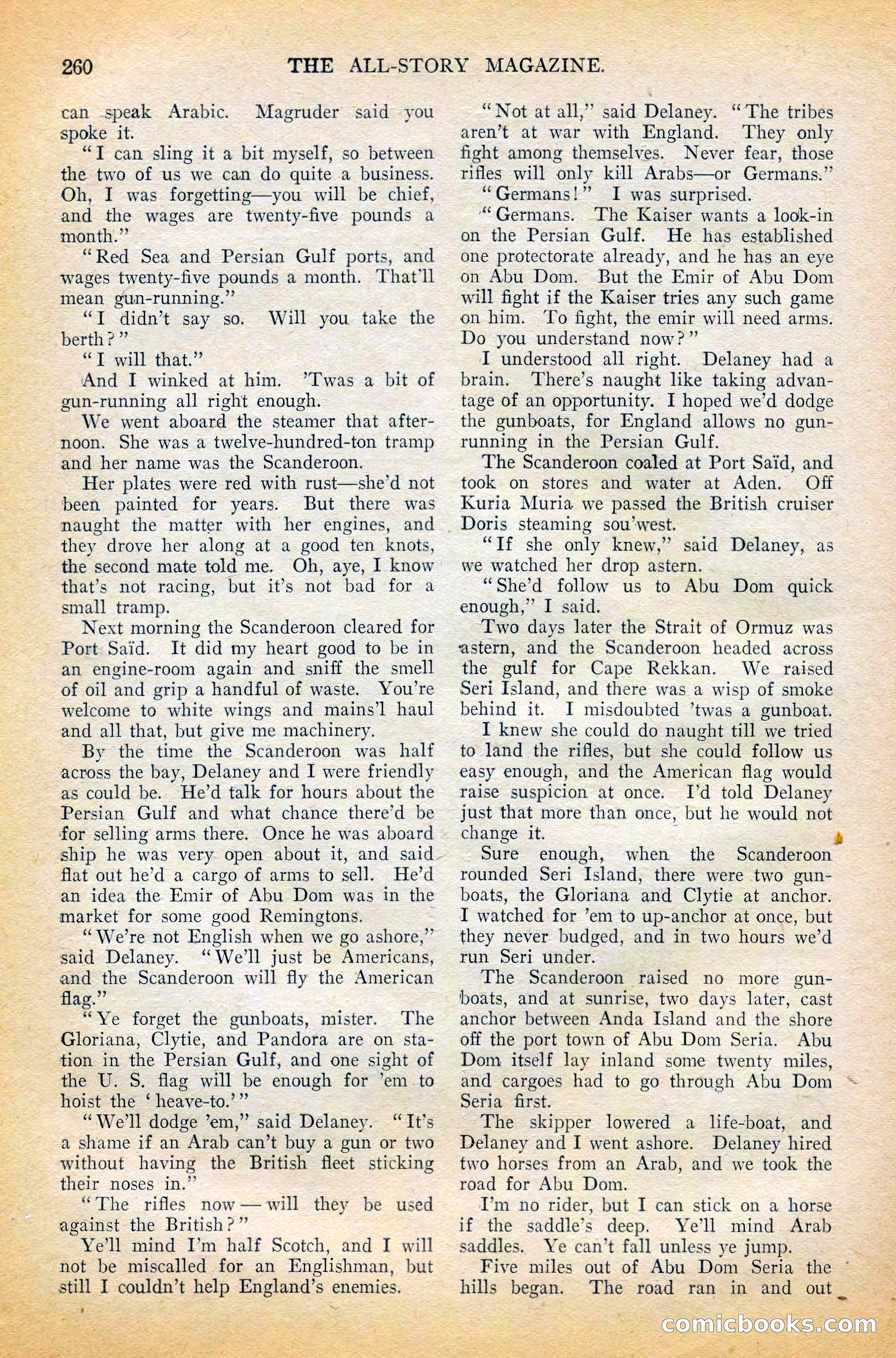 The All-Story Magazine, February 1912 — page 82 of 226