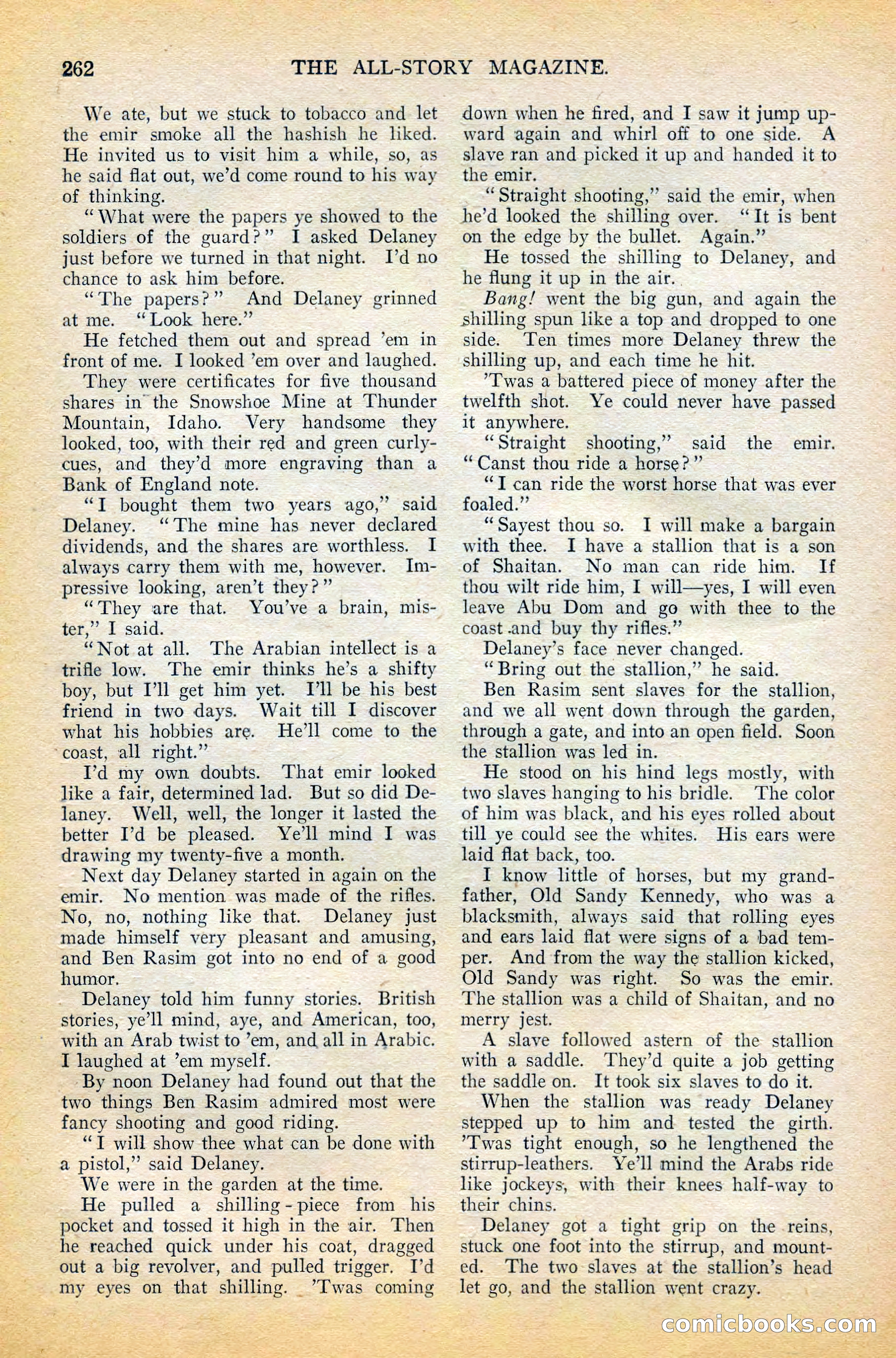 The All-Story Magazine, February 1912 — page 84 of 226