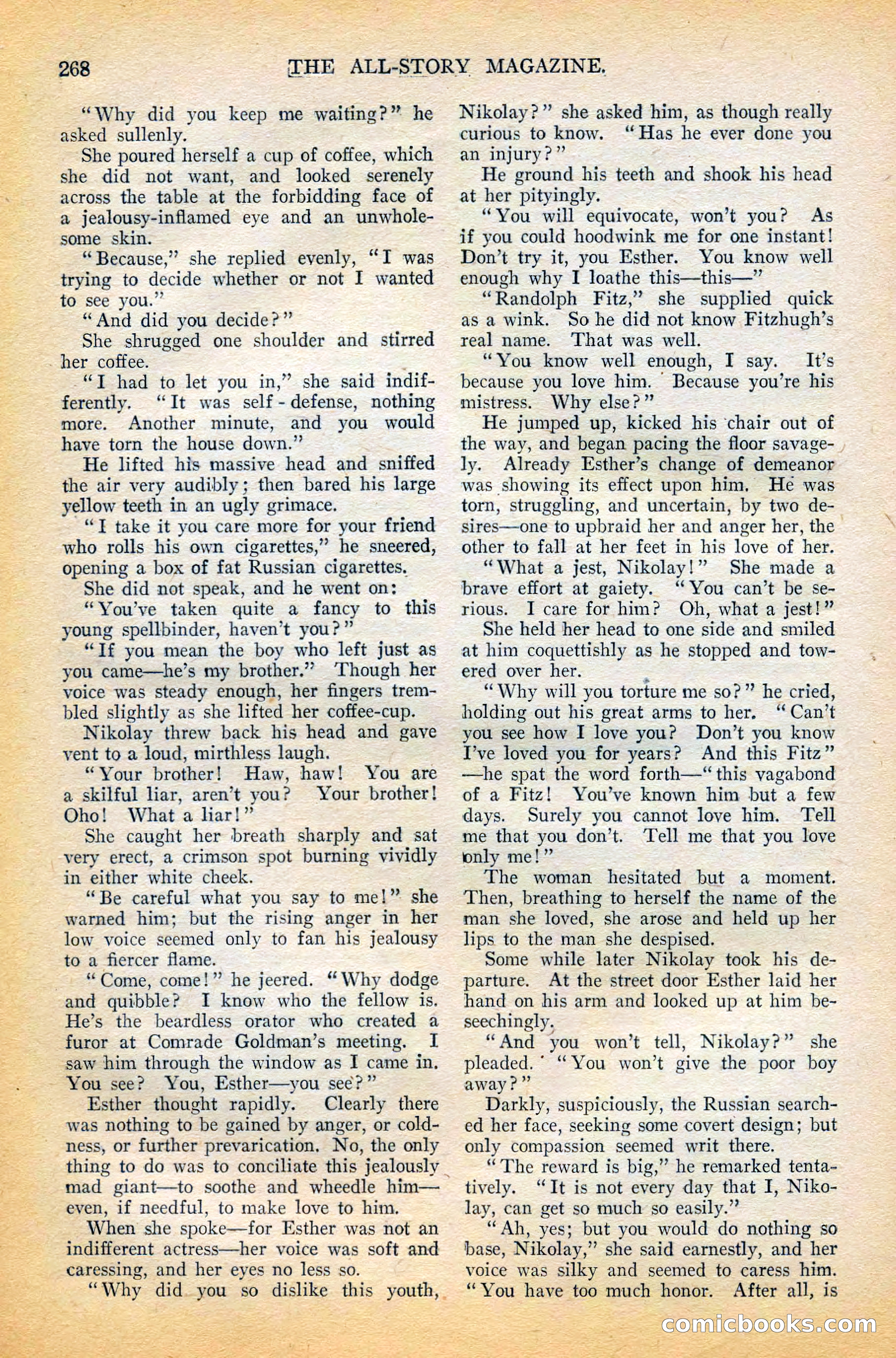 The All-Story Magazine, February 1912 — page 90 of 226