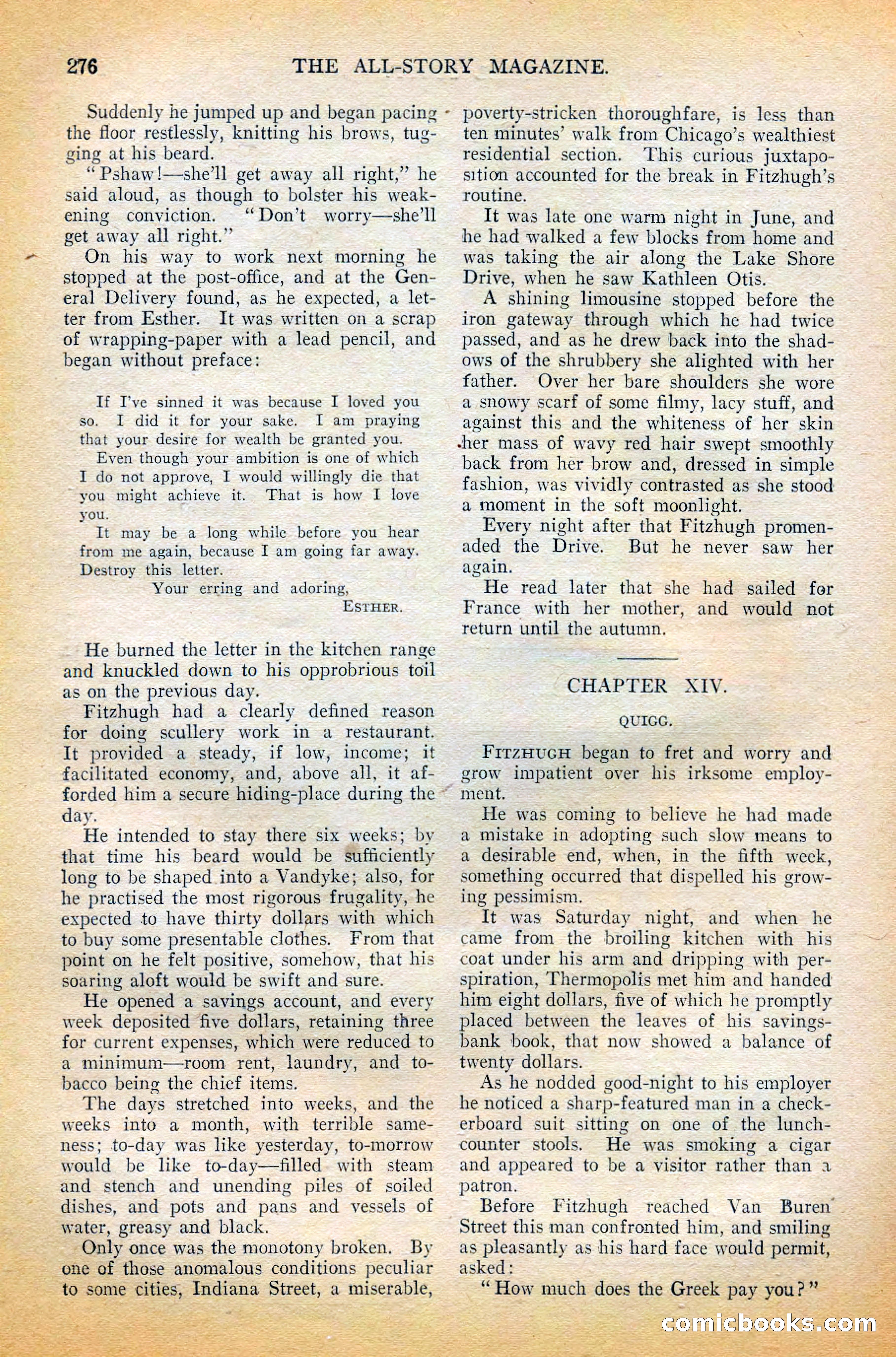 The All-Story Magazine, February 1912 — page 98 of 226