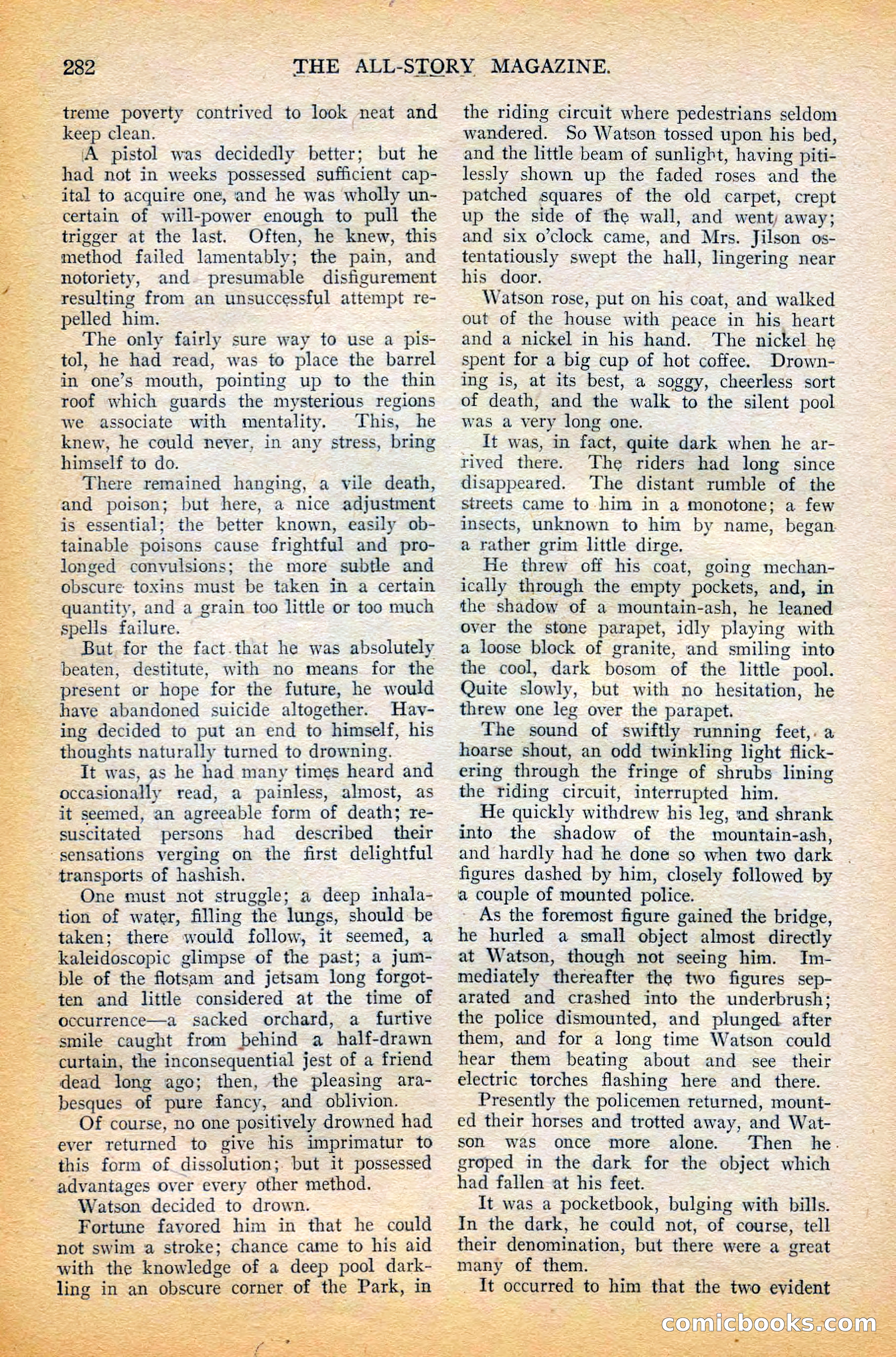 The All-Story Magazine, February 1912 — page 104 of 226