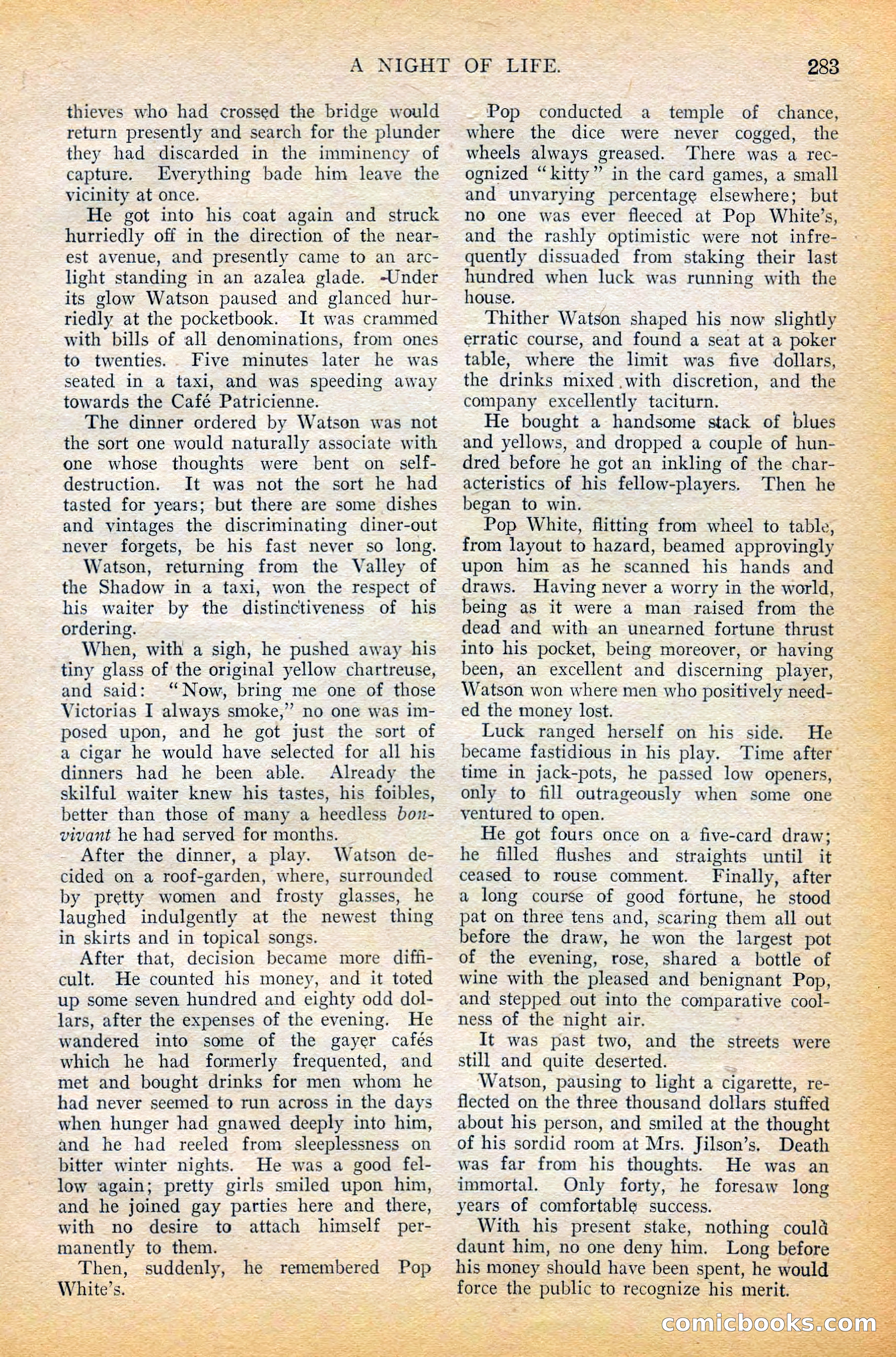 The All-Story Magazine, February 1912 — page 105 of 226