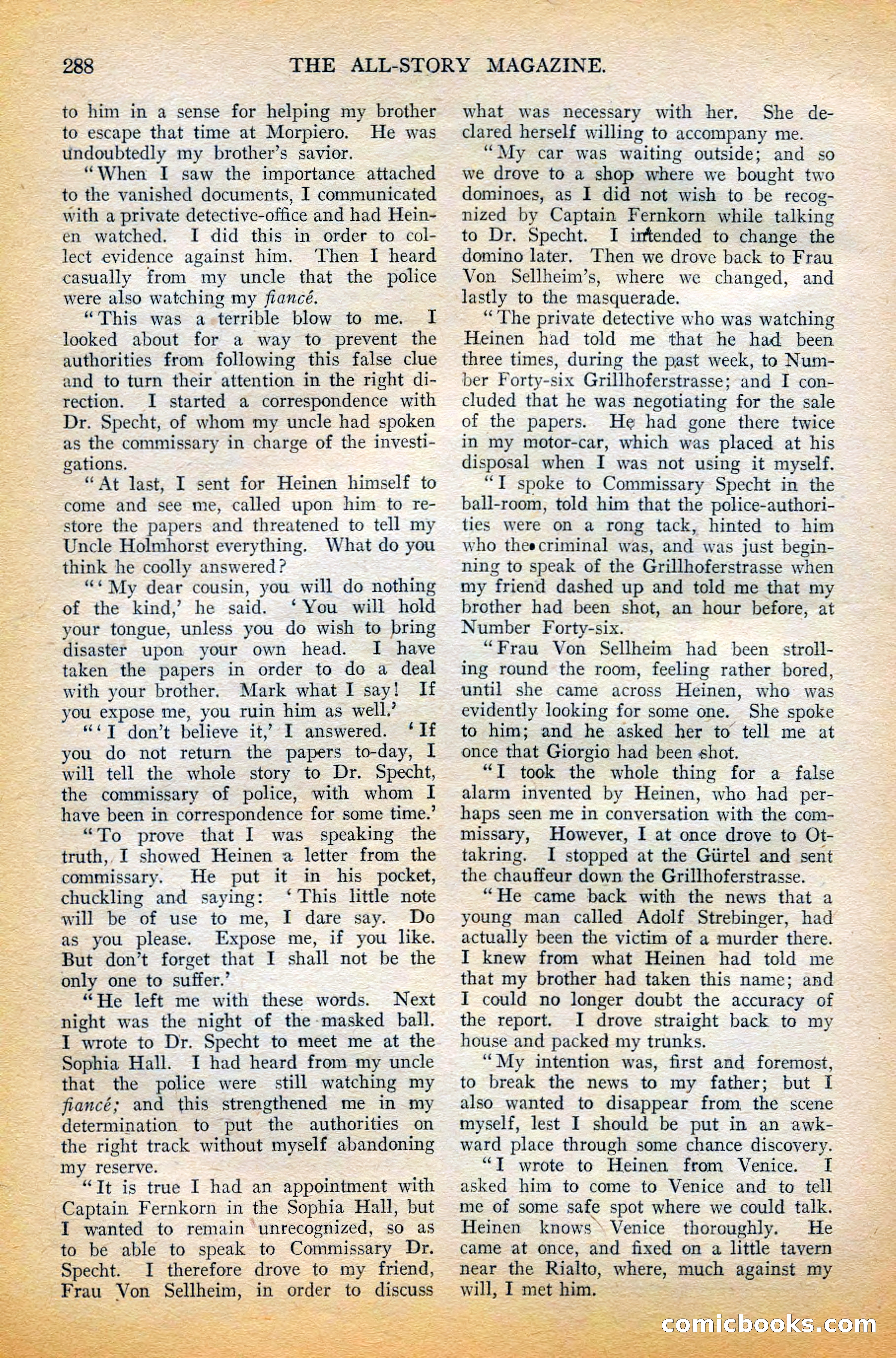 The All-Story Magazine, February 1912 — page 110 of 226