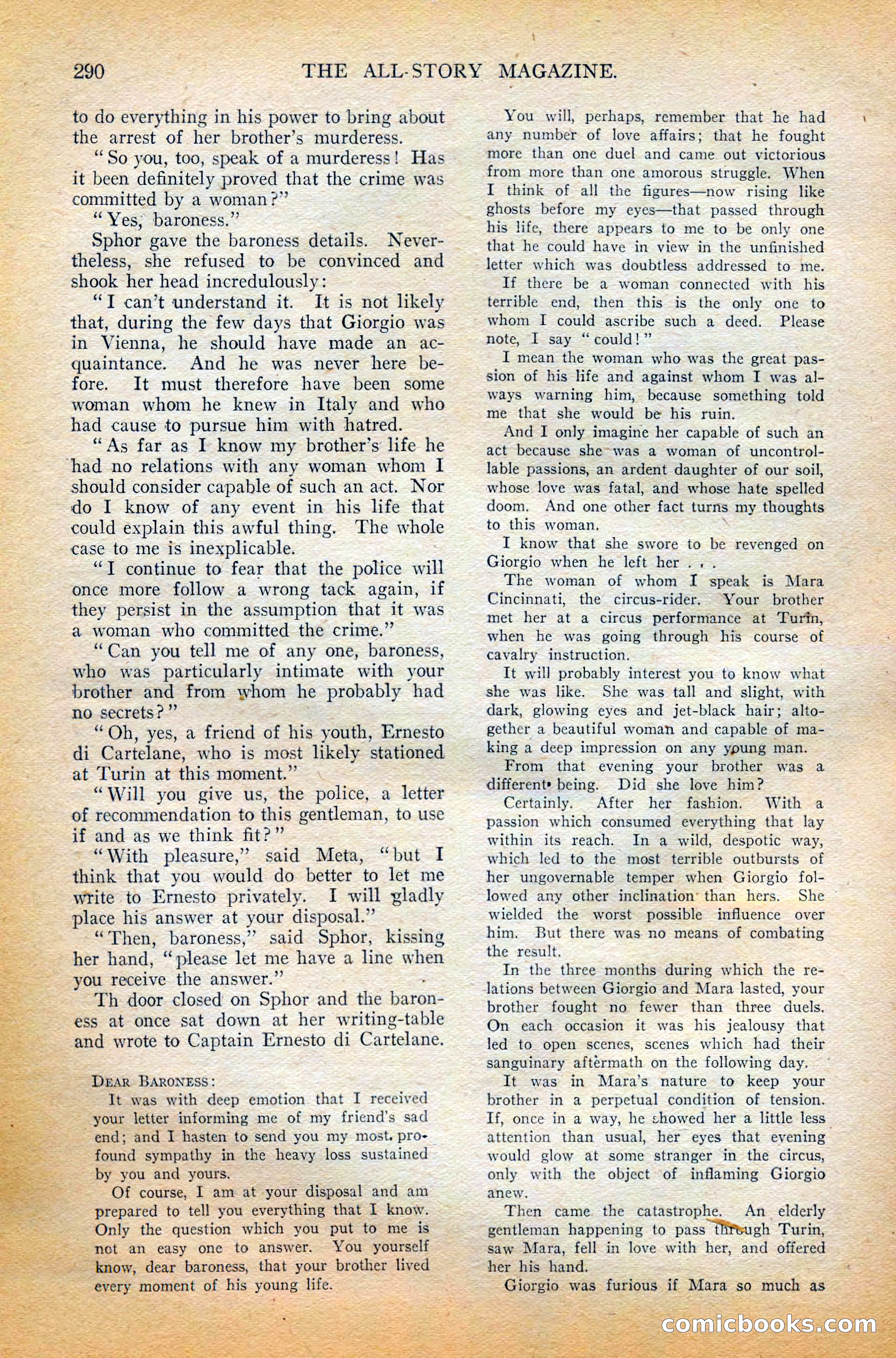 The All-Story Magazine, February 1912 — page 114 of 226