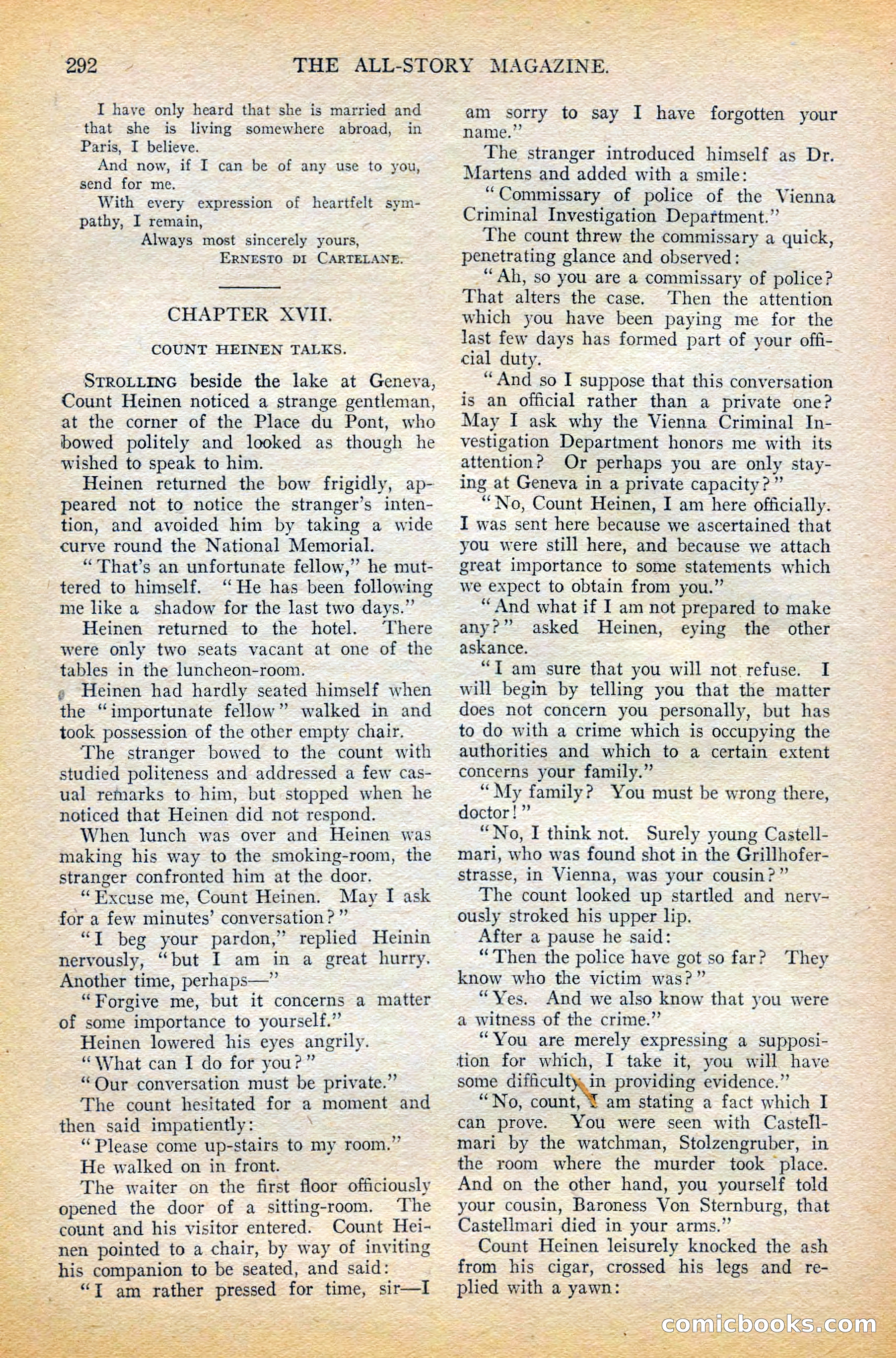 The All-Story Magazine, February 1912 — page 116 of 226