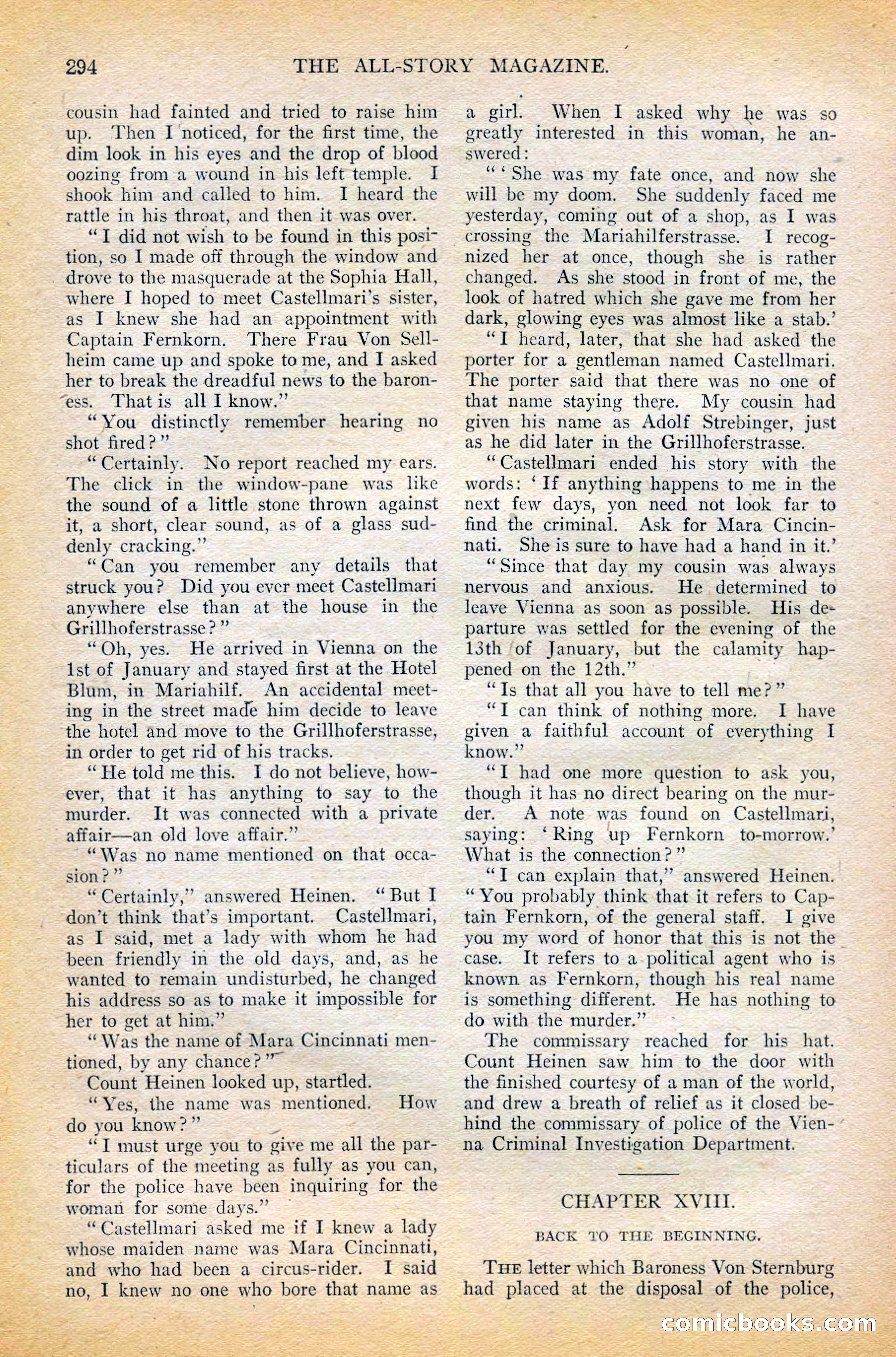 The All-Story Magazine, February 1912 — page 118 of 226