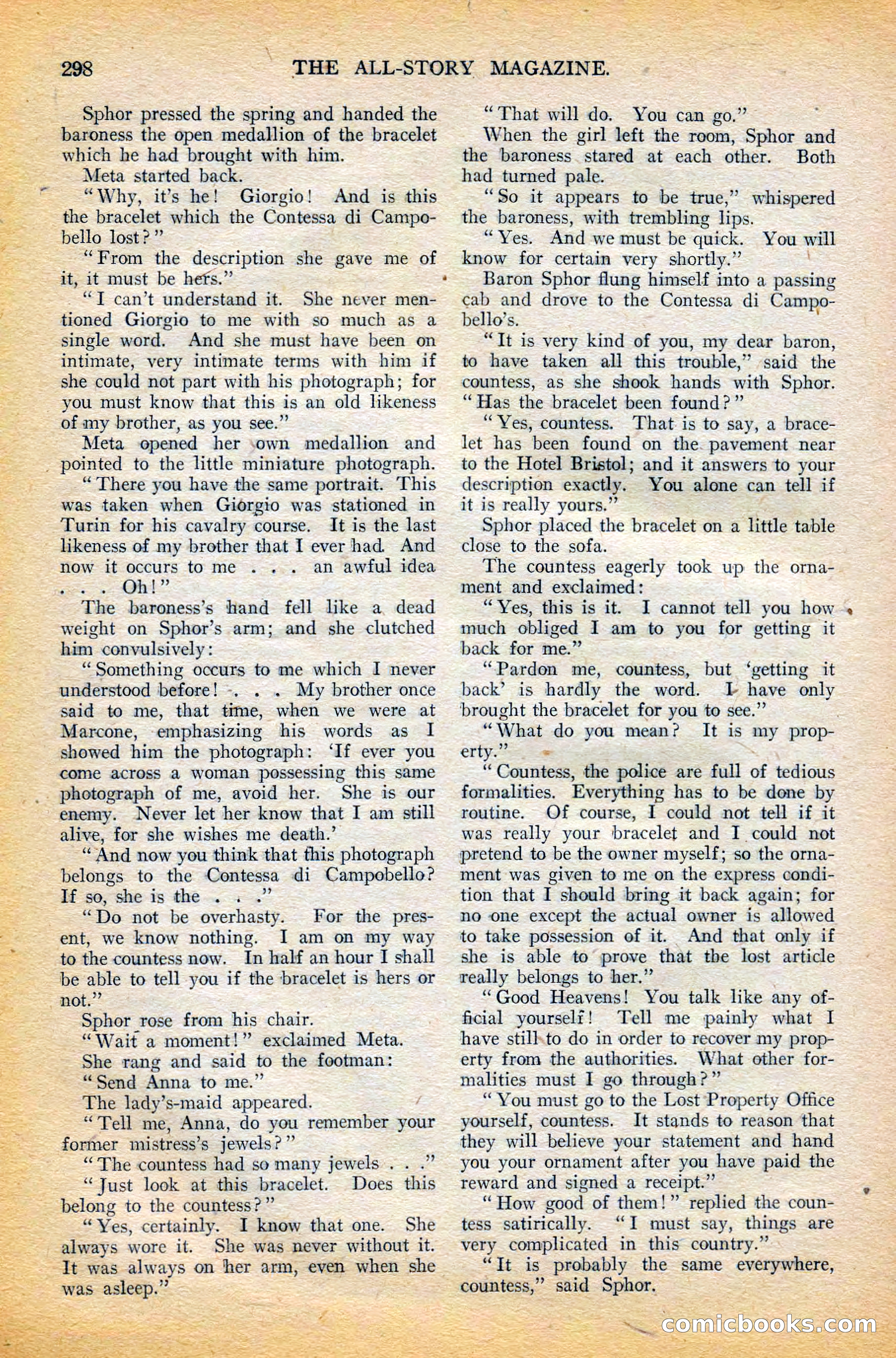 The All-Story Magazine, February 1912 — page 122 of 226