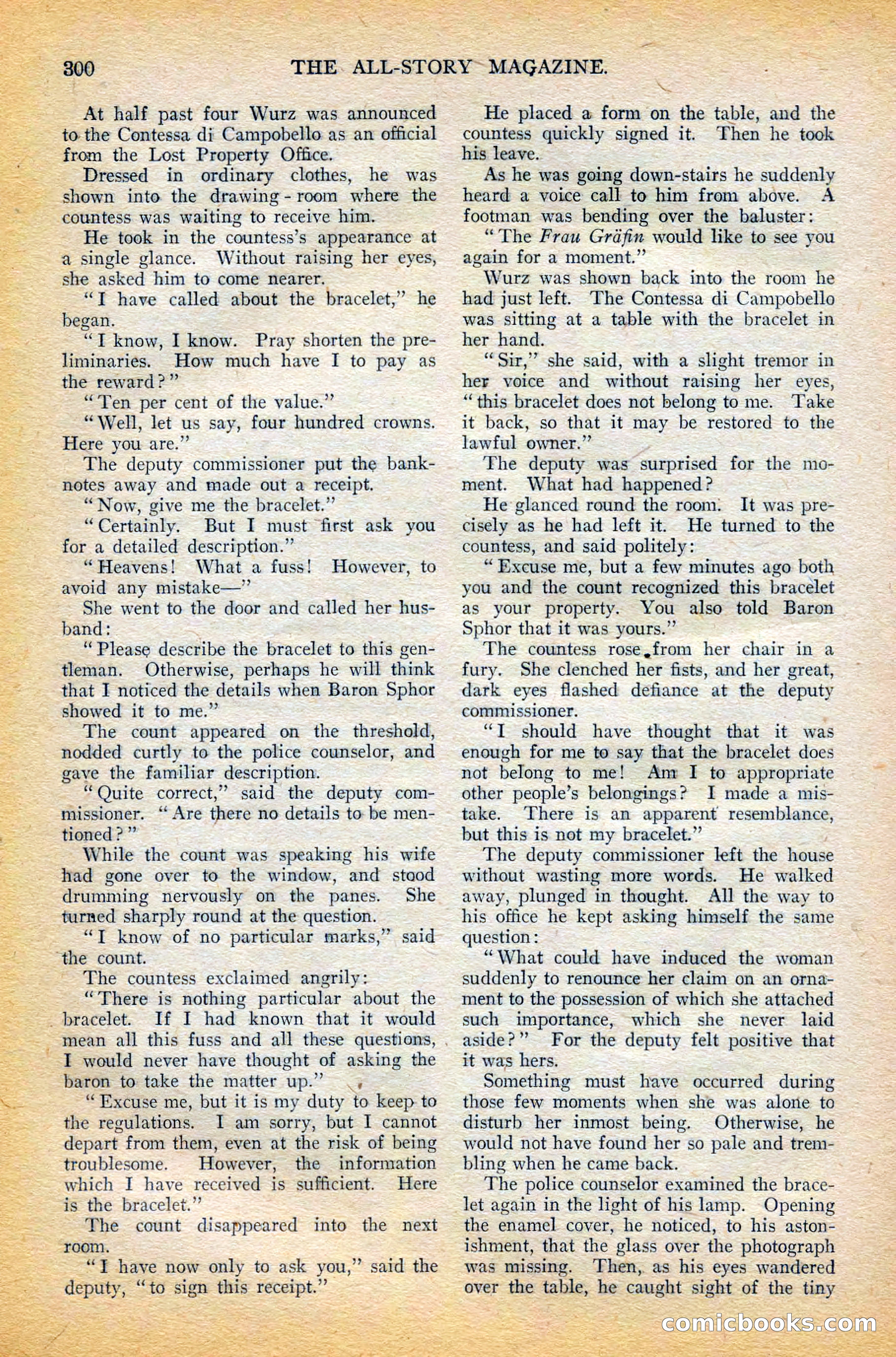 The All-Story Magazine, February 1912 — page 124 of 226