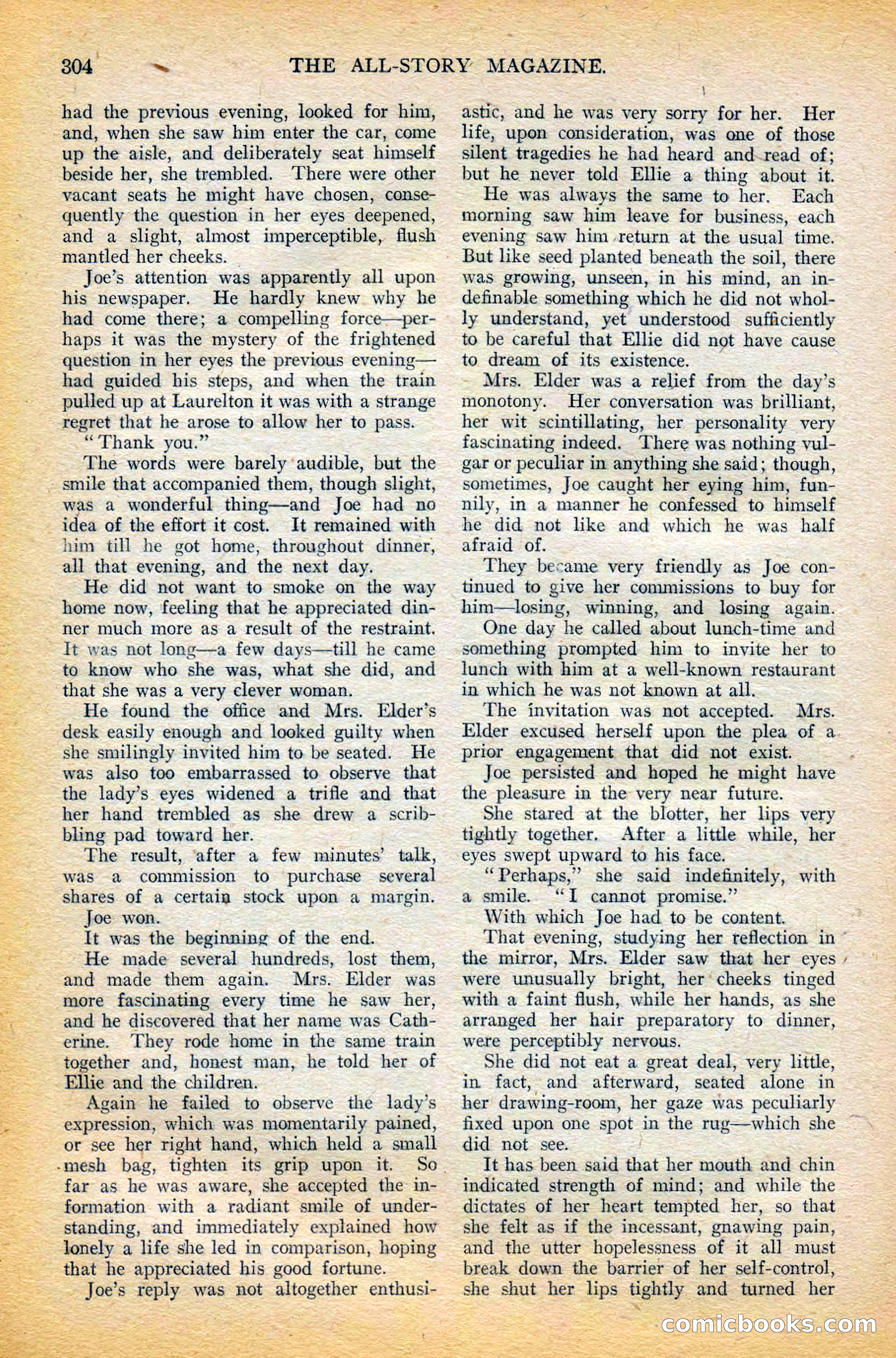 The All-Story Magazine, February 1912 — page 128 of 226