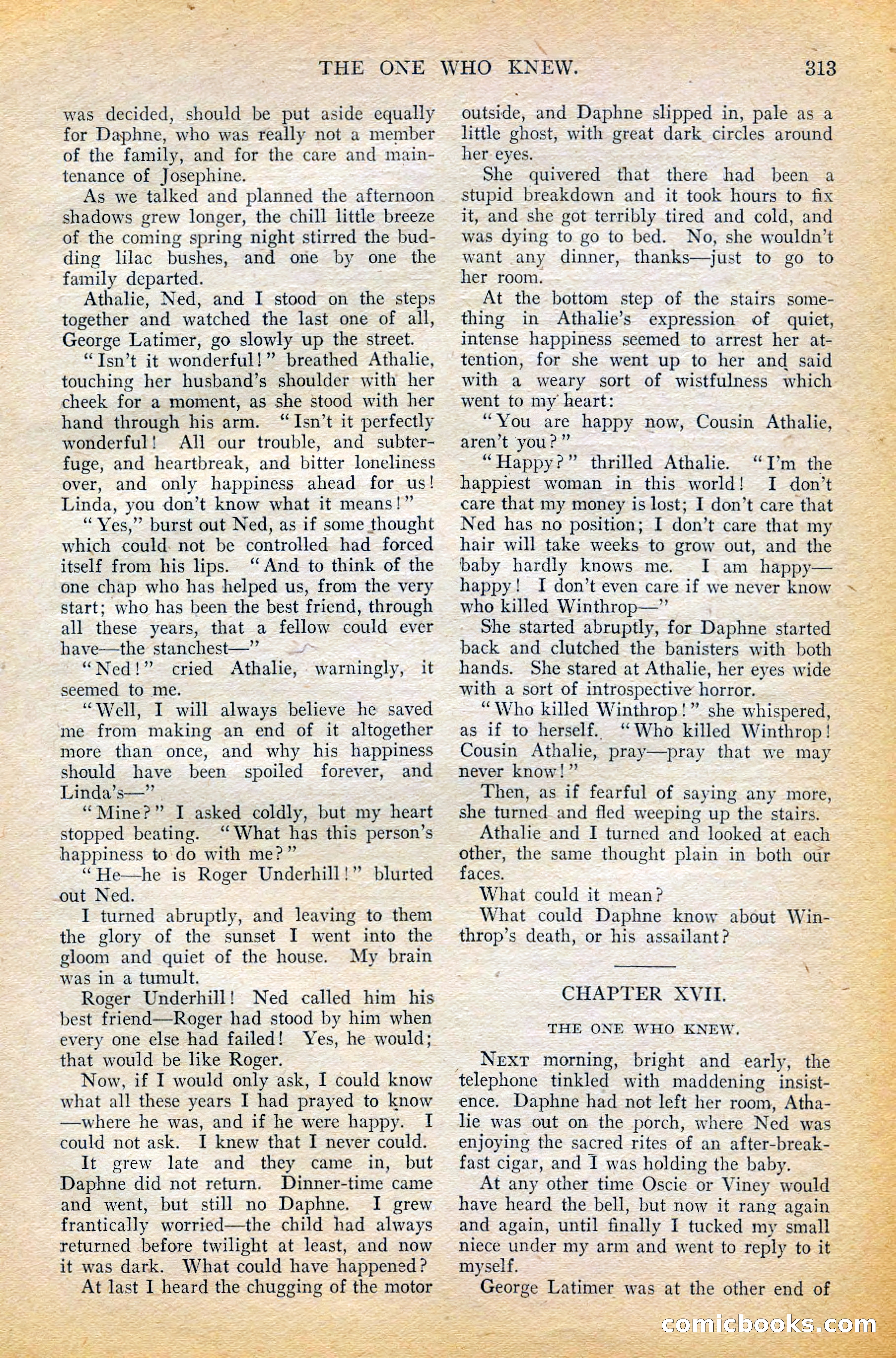 The All-Story Magazine, February 1912 — page 137 of 226