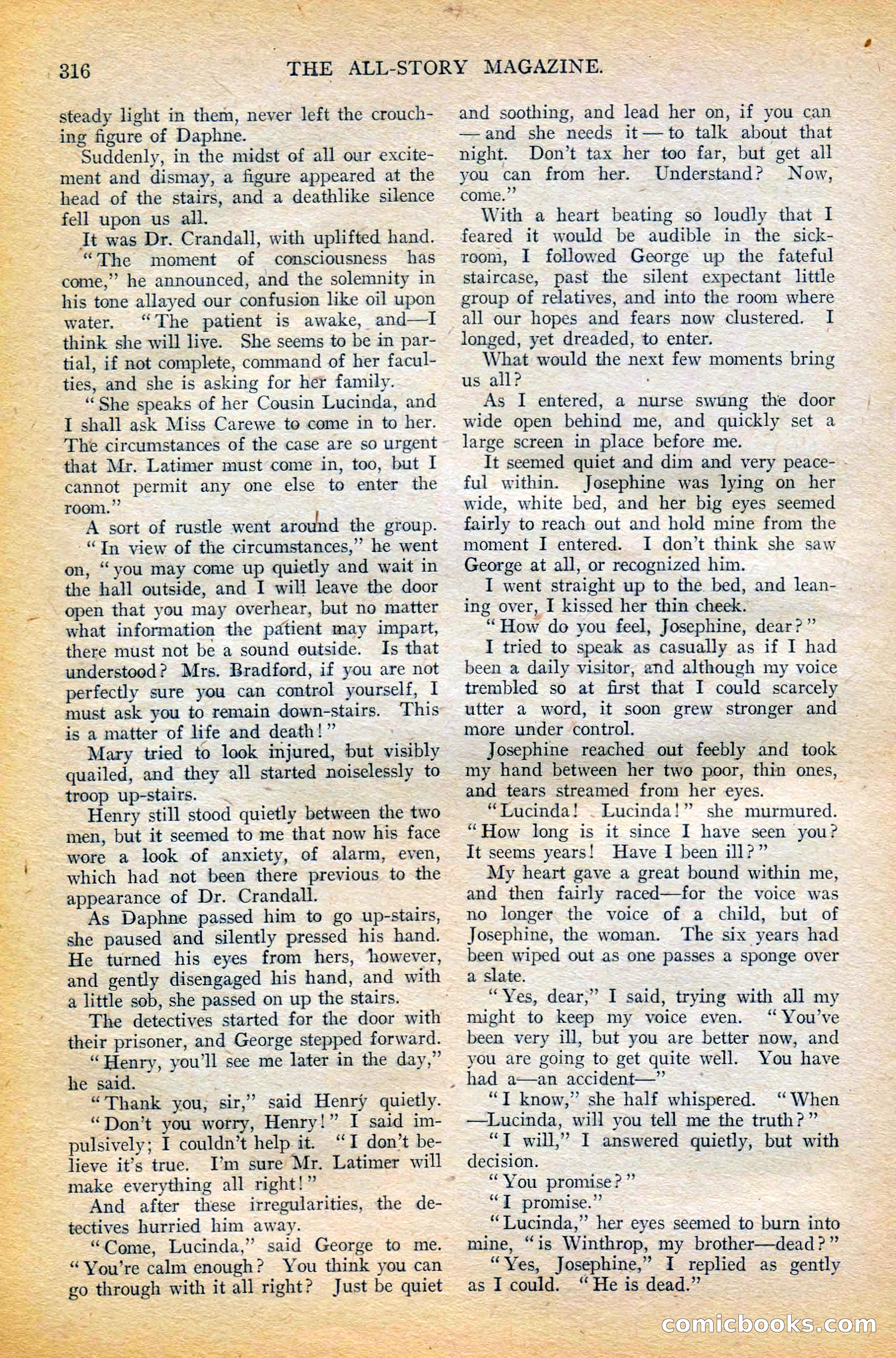 The All-Story Magazine, February 1912 — page 140 of 226