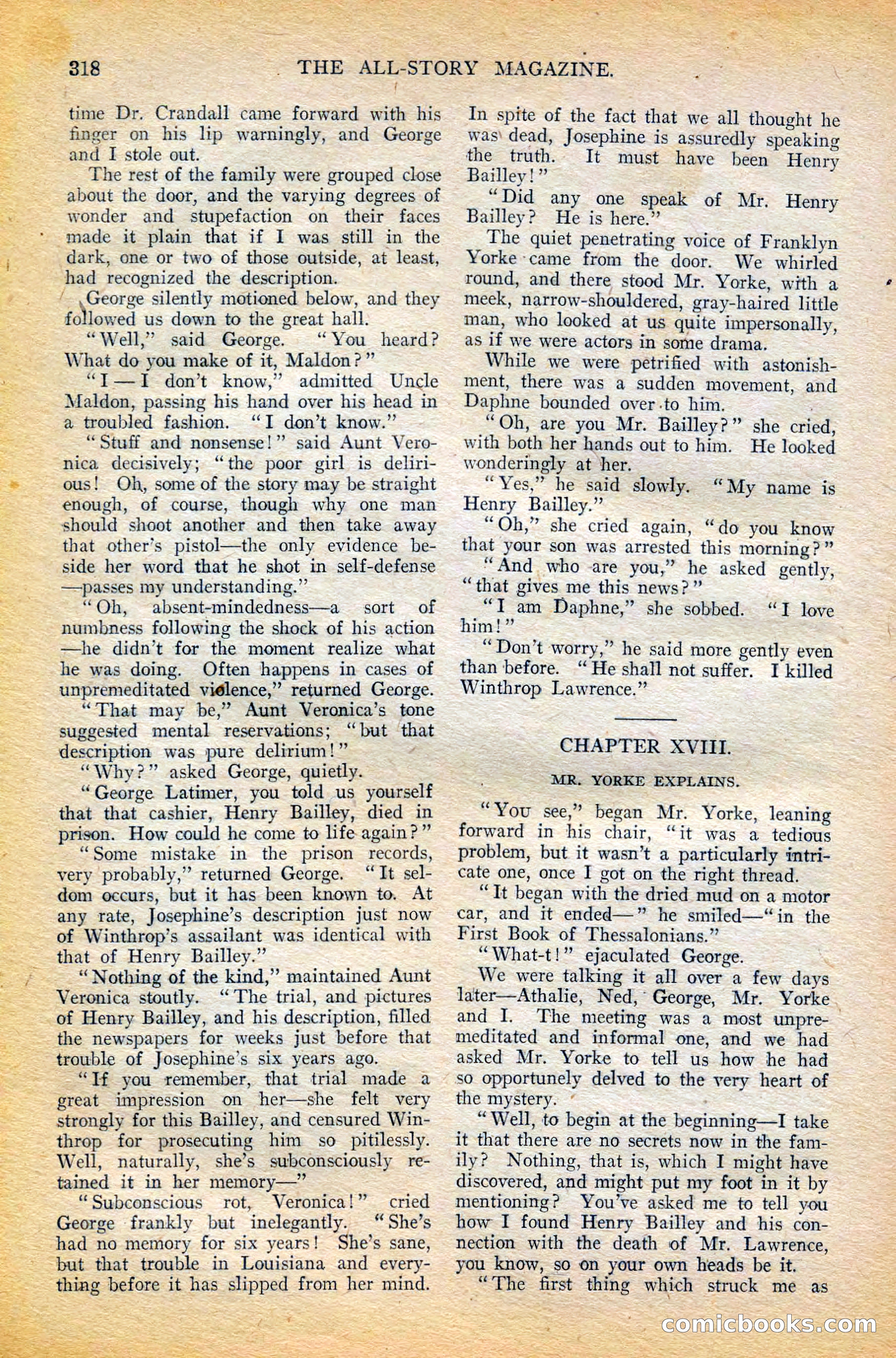 The All-Story Magazine, February 1912 — page 142 of 226