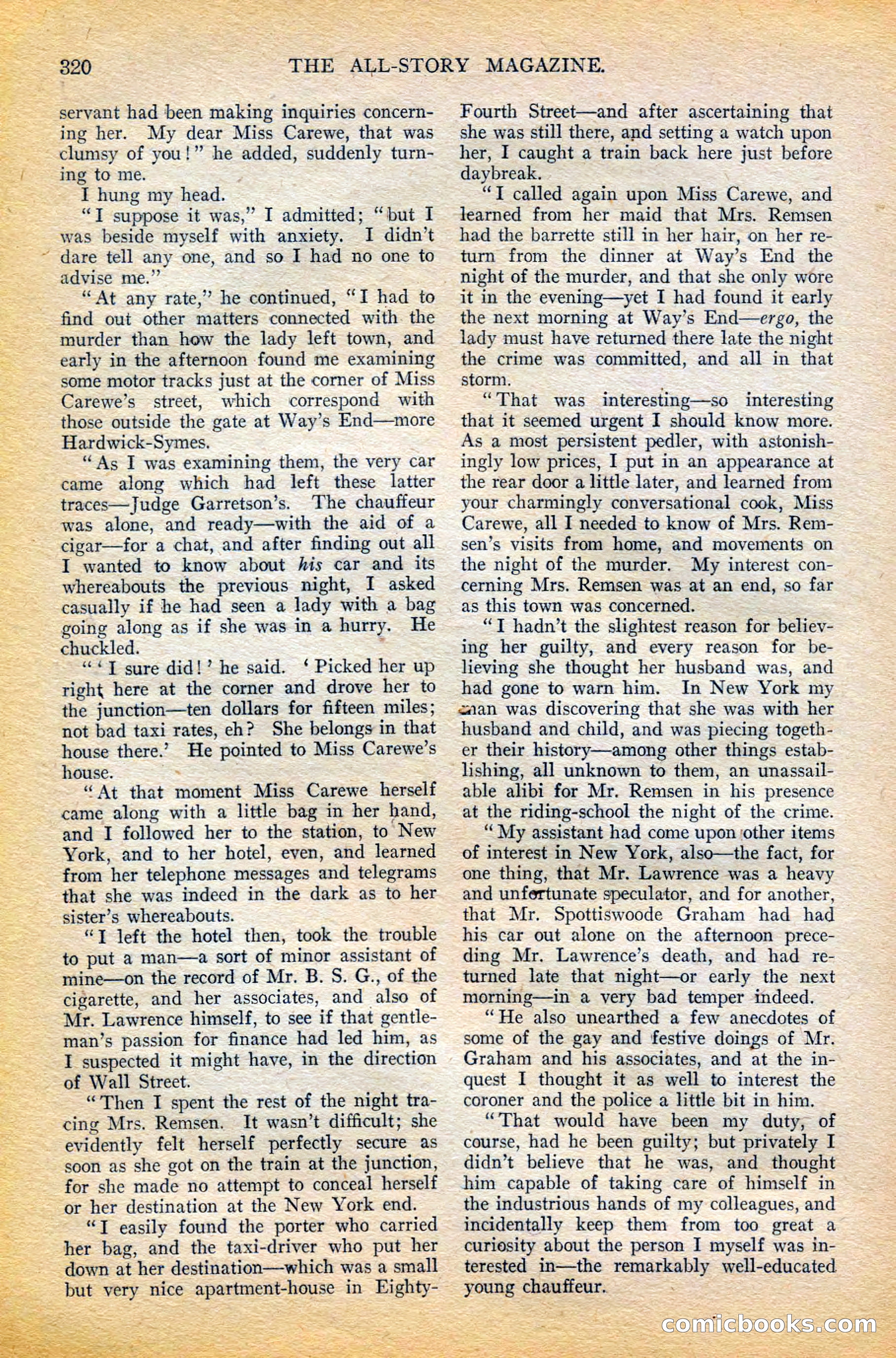 The All-Story Magazine, February 1912 — page 144 of 226